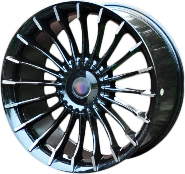 PDW 273 Alufælge 21" 5x112 ET25 – Poleret/sort (sæt á 4)