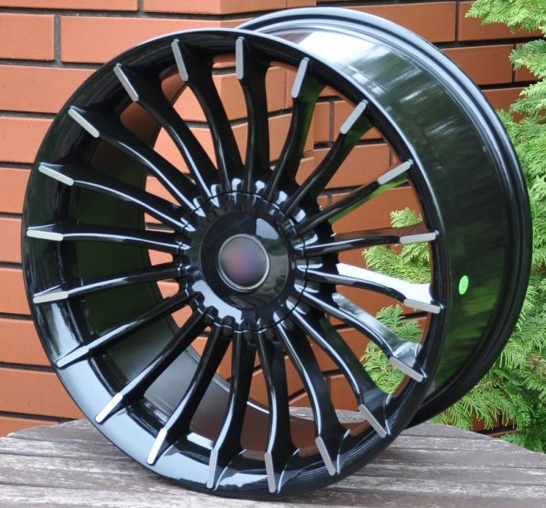 PDW 273 Alufælge 21" 5x112 ET25 – Poleret/sort (sæt á 4)