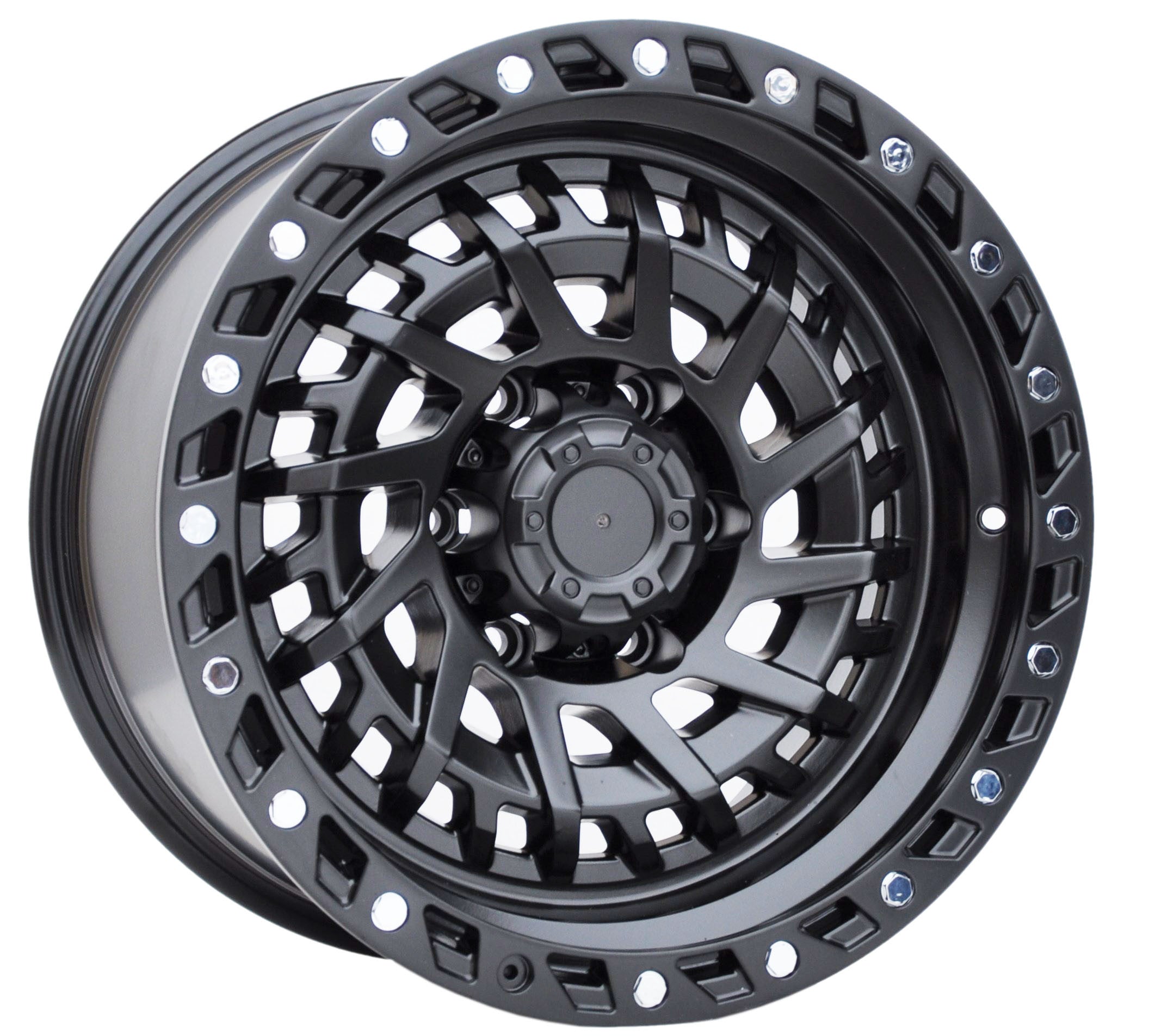 Toro Corsa JT195 Alufælge 17" 6x139.7 ET0 – Sort mat (sæt á 4)