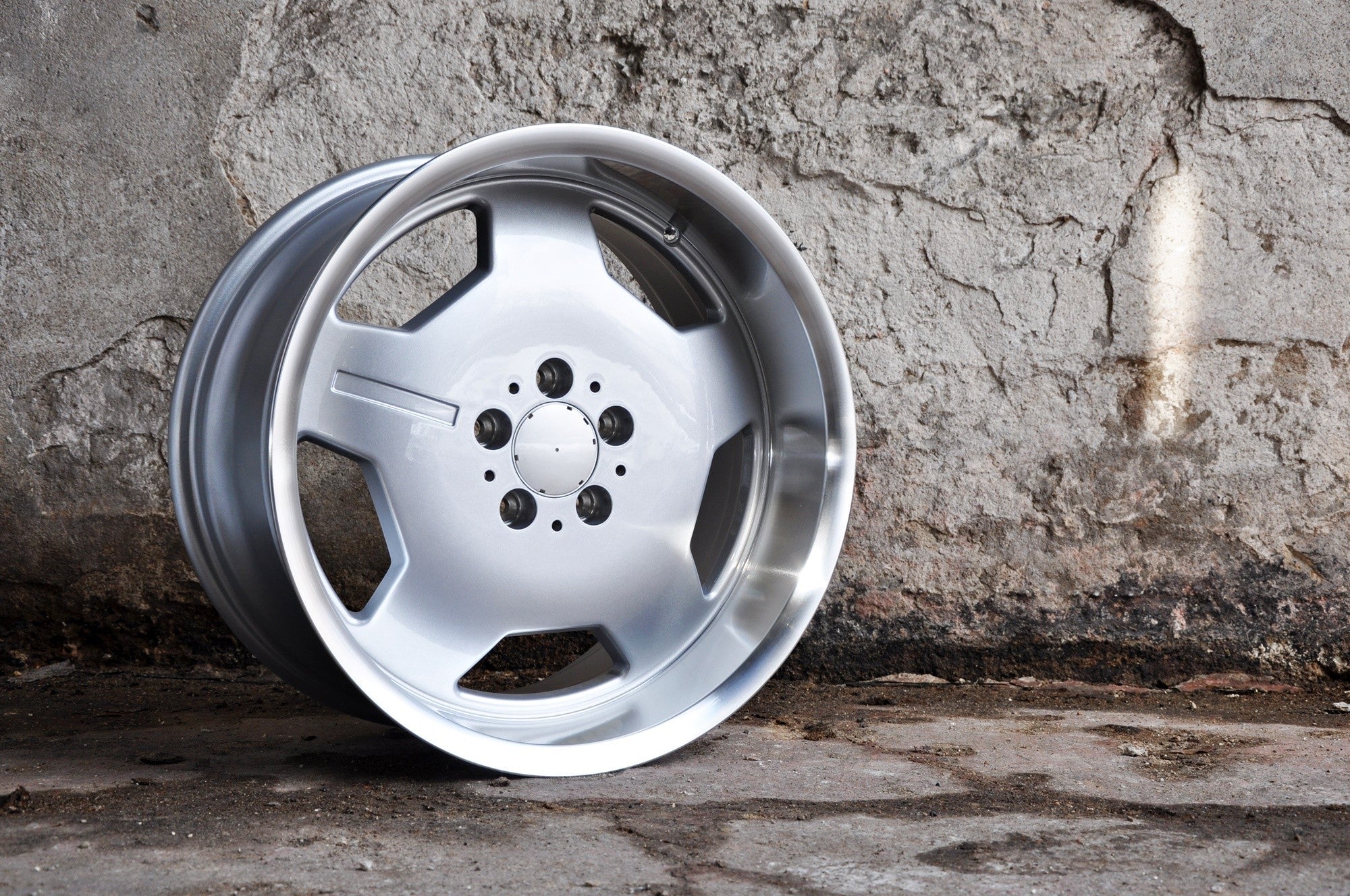 PDW 5270 Alufælge 17" 5x112 ET35 – Poleret/sølv (sæt á 4)