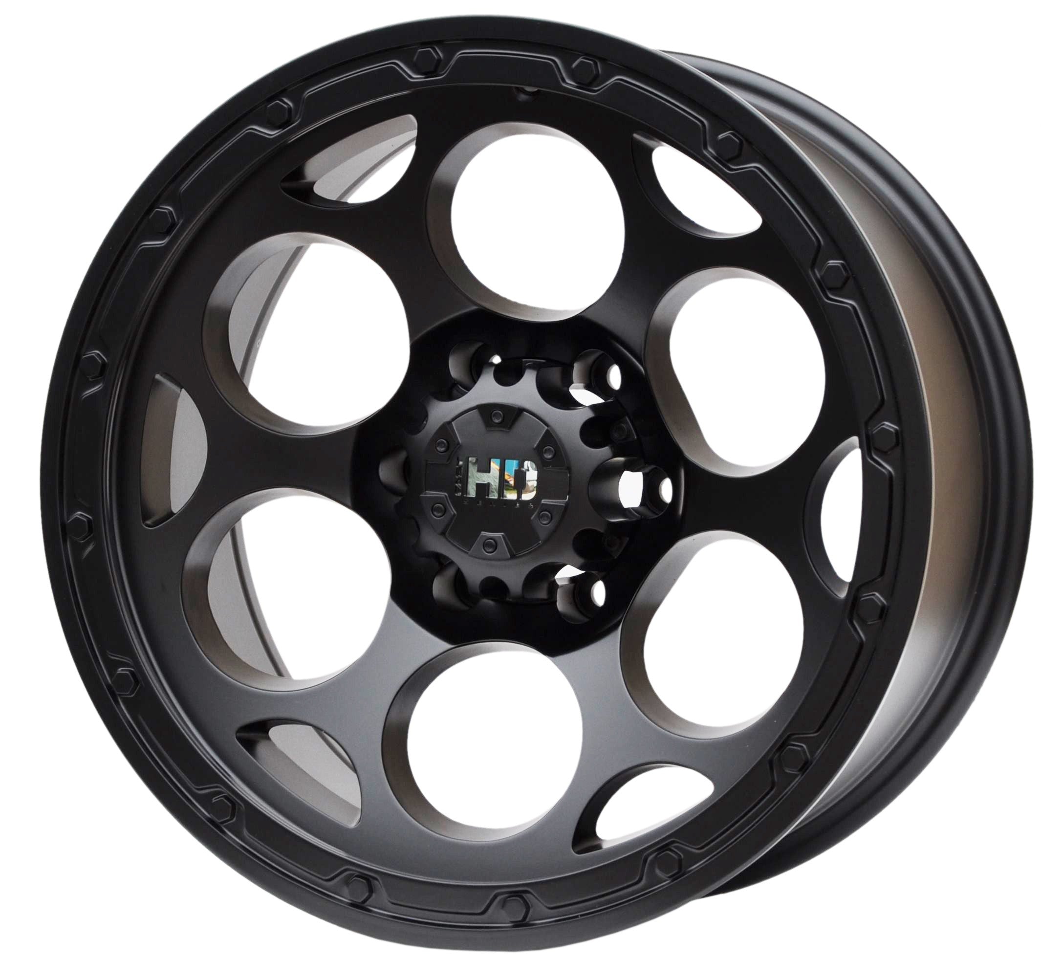 Toro Corsa 5748 Alufælge 17" 6x139.7 ET-10 – Sort (sæt á 4)