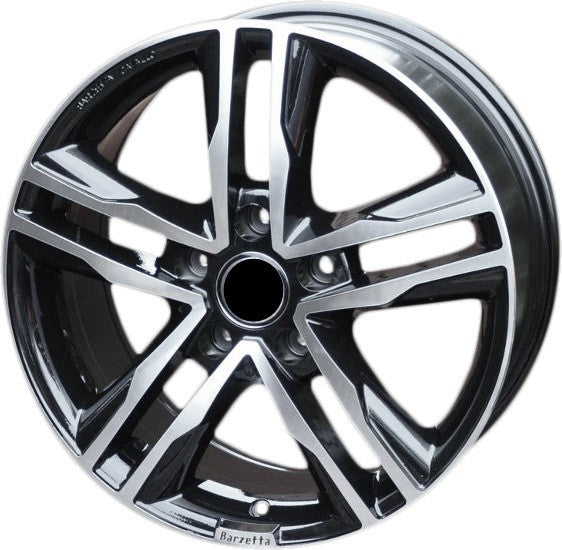 PDW 424 Alufælge 17" 5x118 ET45 – Poleret/sort (sæt á 4)