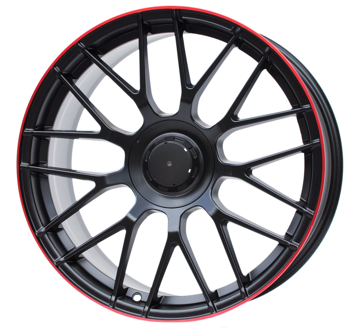 PDW F083 Alufælge 19" 8,5/9,5J 5x112 ET36 – Poleret/sort (sæt á 4)