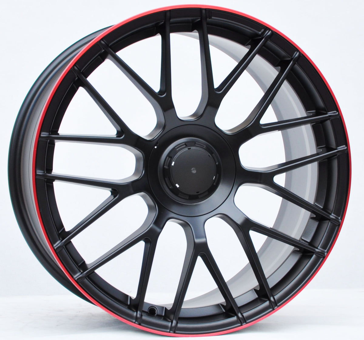 PDW F083 Alufælge 19" 8,5/9,5J 5x112 ET36 – Poleret/sort (sæt á 4)