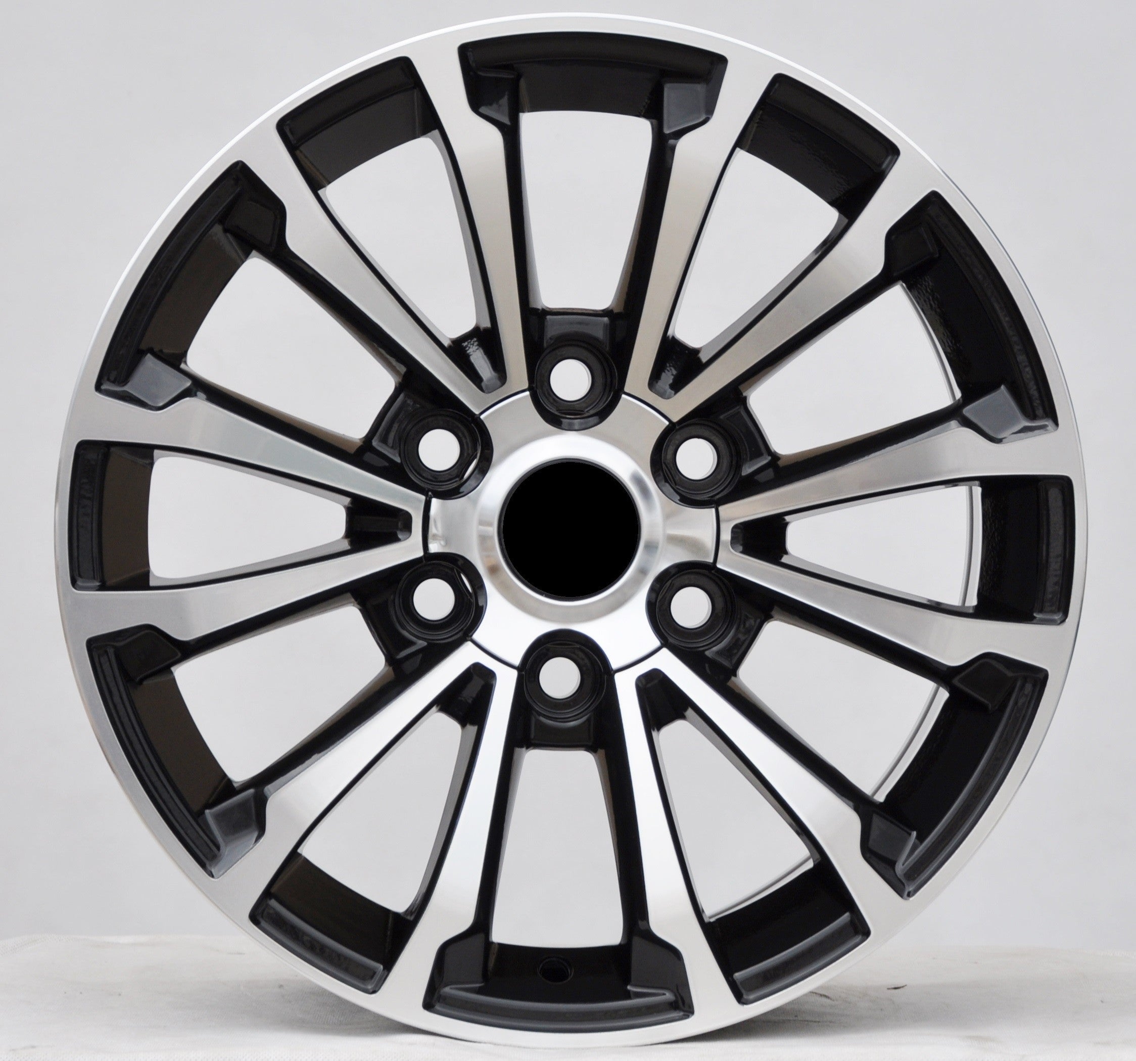 PDW 1353 Alufælge 18" 6x139.7 ET25 – Poleret/sort (sæt á 4)