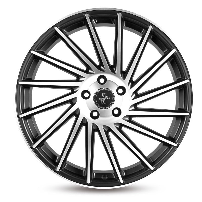 Keskin KT17 Alufælge 22" 5x130 ET50 – Poleret/sort mat (sæt á 4)