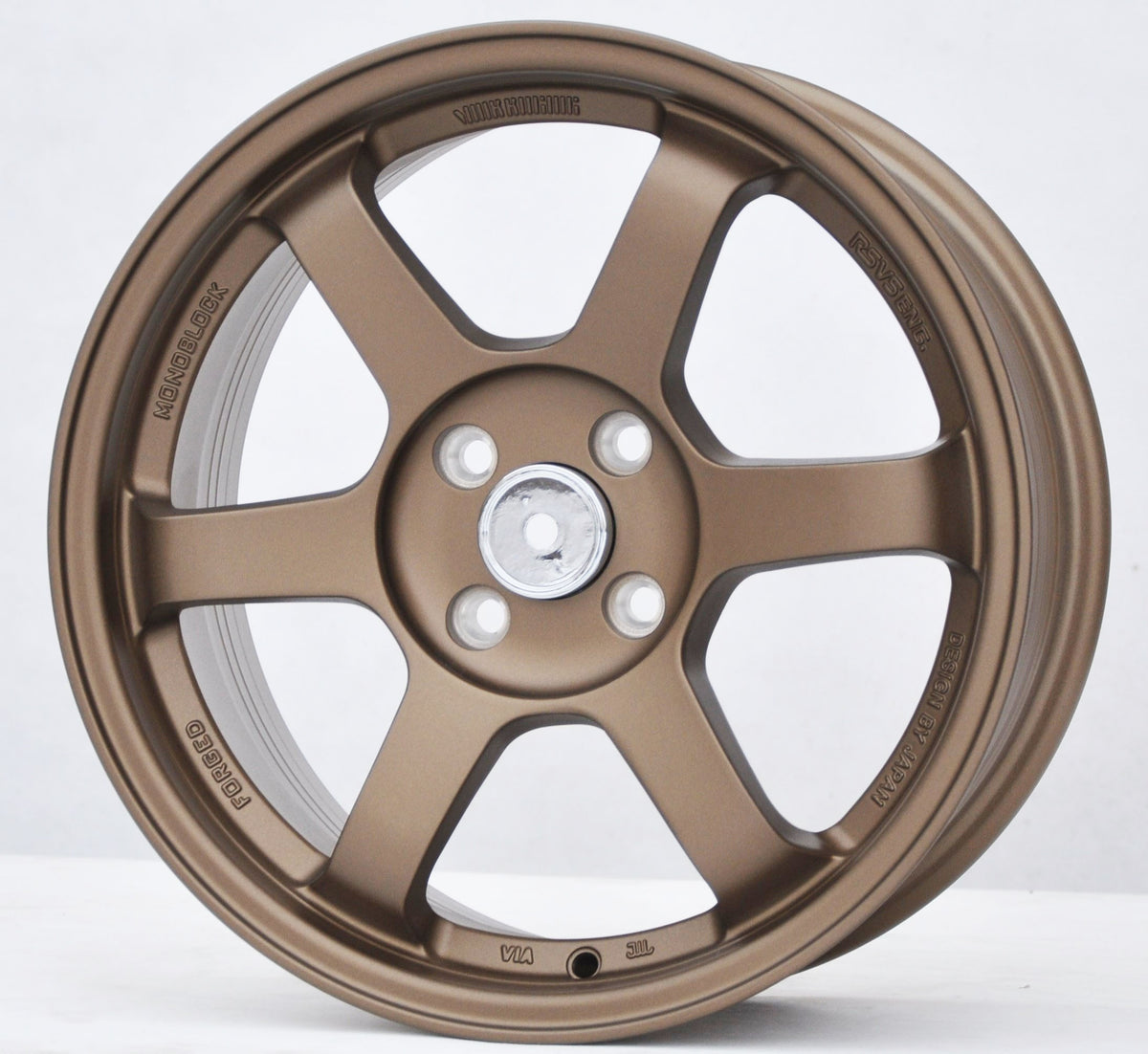 Toro Corsa 604 Alufælge 16" 4x100 ET40 – BRONZE MATT (sæt á 4)