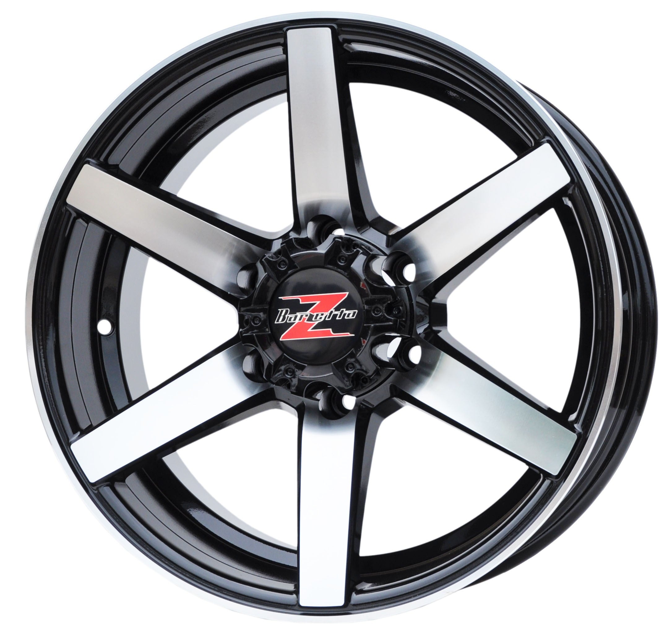 Toro Corsa 6112 Alufælge 18" 6x139.7 ET10 – Poleret/sort (sæt á 4)