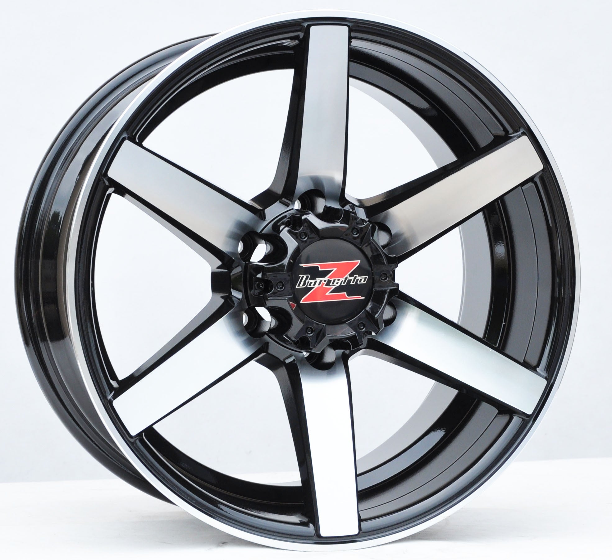Toro Corsa 6112 Alufælge 18" 6x139.7 ET10 – Poleret/sort (sæt á 4)