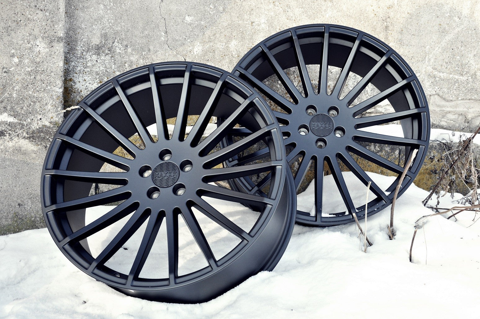 Haxer 010H Alufælge 22" 5x120 ET40 – Sort (sæt á 4)
