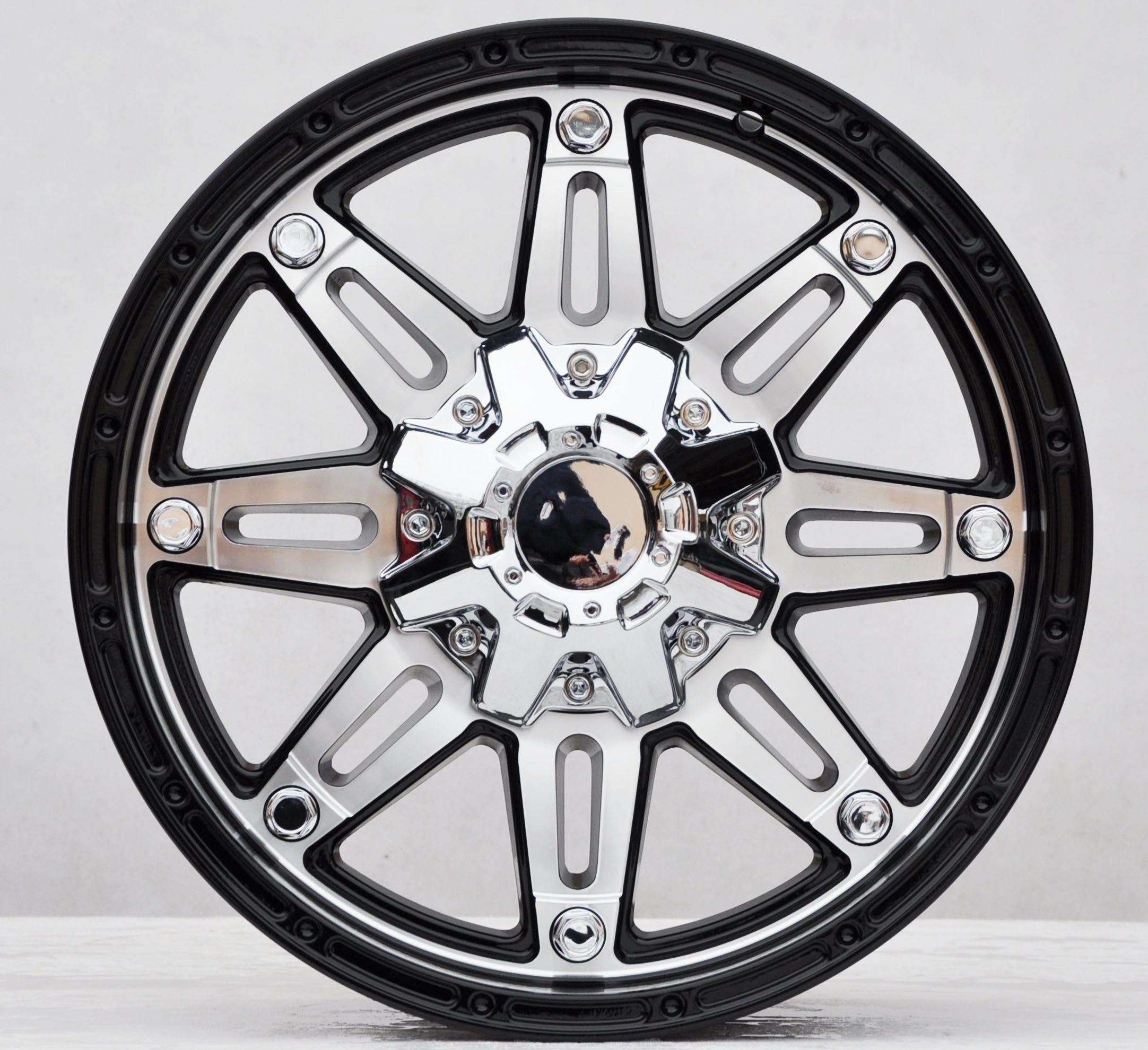 Toro Corsa QC801 Alufælge 17" 6x135 ET0 – Sort (sæt á 4)