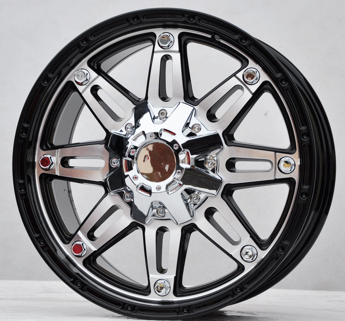 Toro Corsa QC801 Alufælge 17" 6x135 ET0 – Sort (sæt á 4)