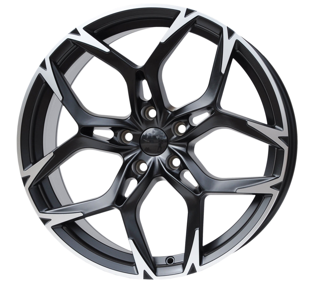 PDW 5572/544/FBX220 Alufælge 18" 8J 5x112 ET40 – Poleret/sort mat (sæt á 4)