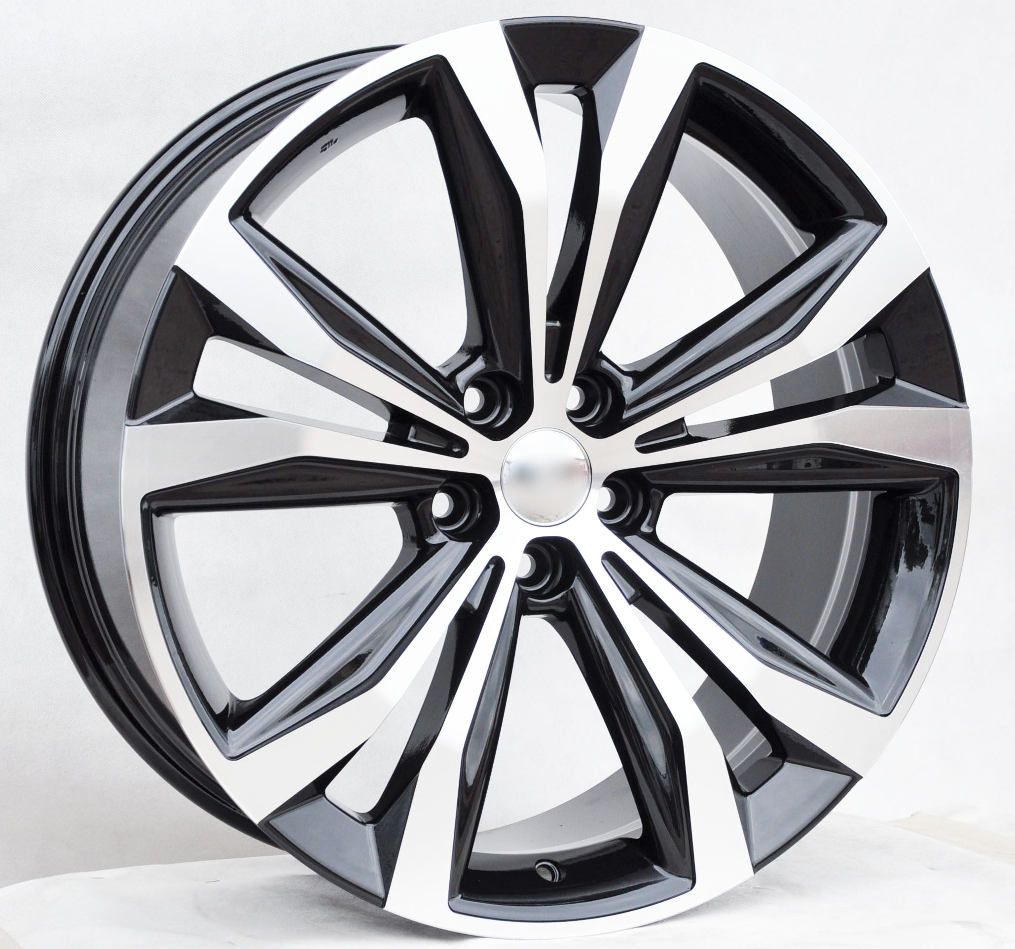 PDW 1437 Alufælge 20" 5x114.3 ET30 – Poleret/sort (sæt á 4)