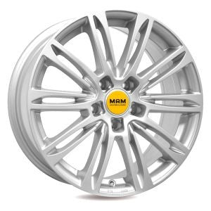 MAM A4 Alufælge 17" 5x108 ET40 – Sølv (sæt á 4)