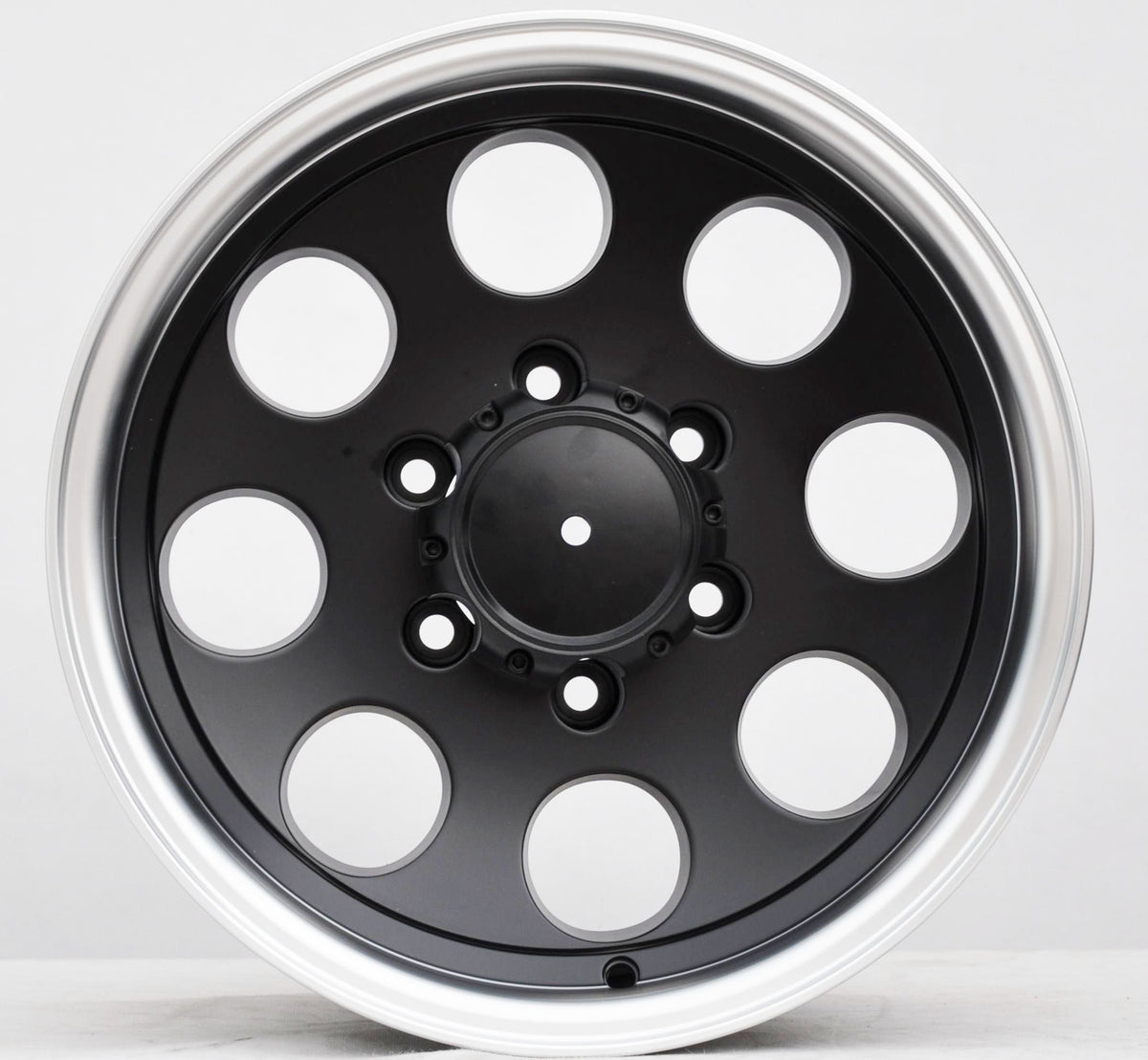 PDW 997 Alufælge 16" 8J 6x139.7 ET0 – Poleret/sort mat (sæt á 4)