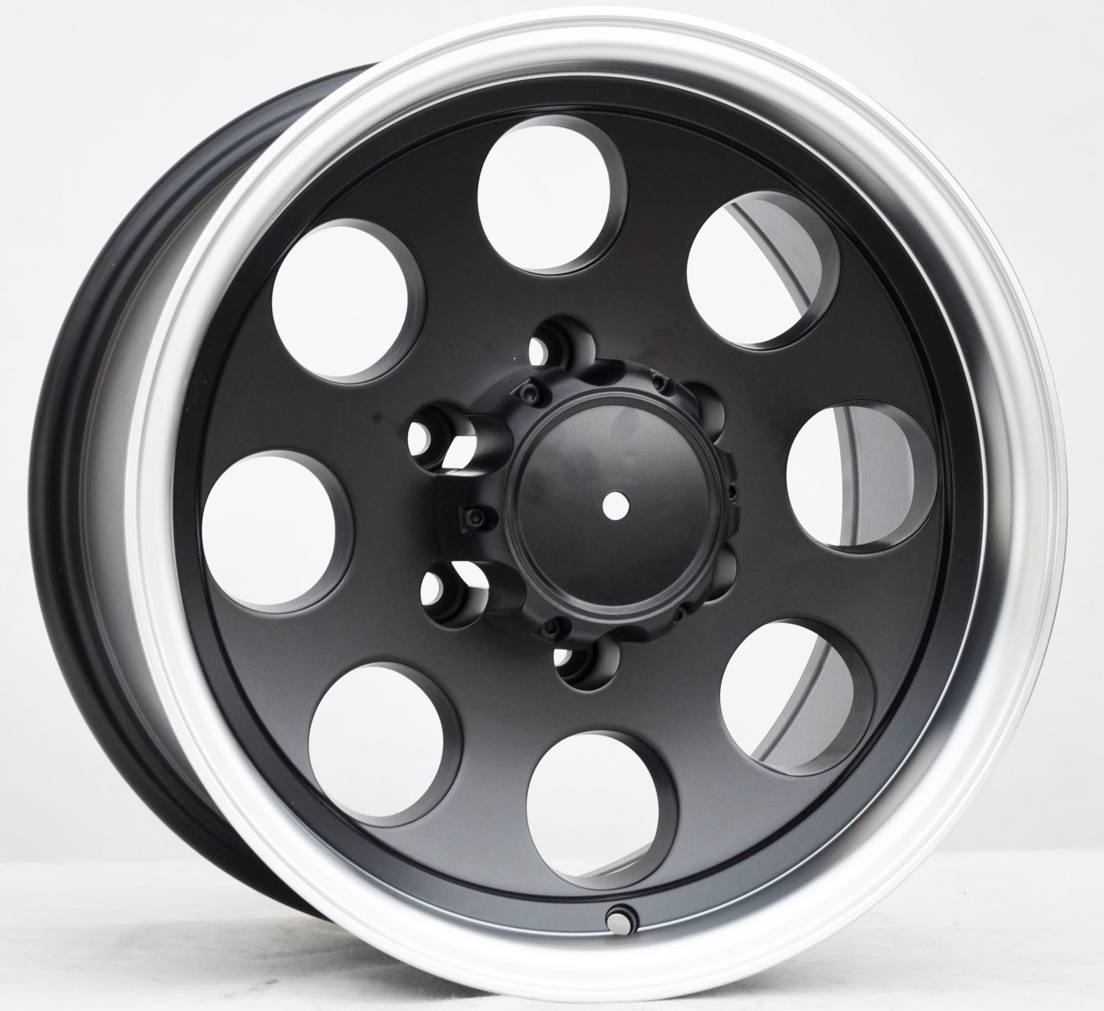PDW 997 Alufælge 16" 6x139.7 ET0 – Poleret/sort mat (sæt á 4)