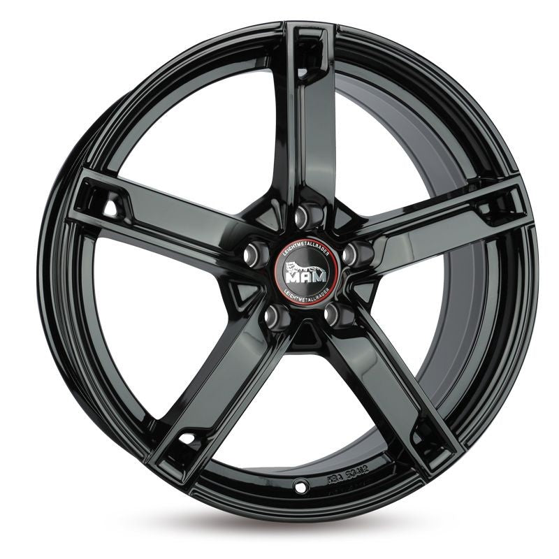 MAM W4 Alufælge 17" 5x112 ET38 – Sort (sæt á 4)