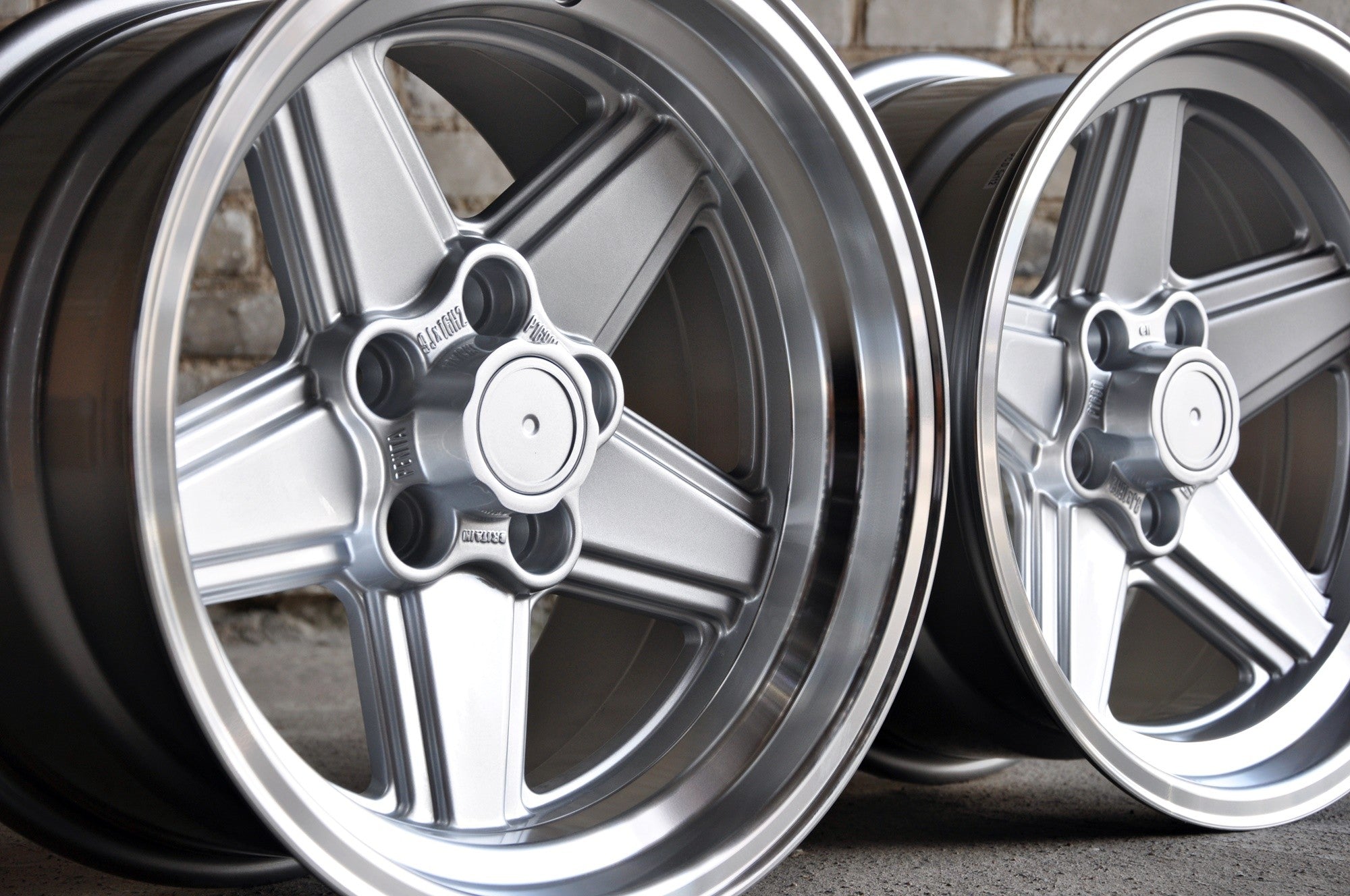 PDW 1794 Alufælge 16" 5x112 ET11 – Poleret/sølv (sæt á 4)