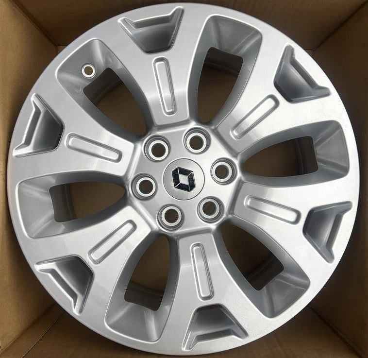 Renault (oryginalne OEM) 403005ju1a Alufælge 17" 6x114.3 ET45 – Sølv (sæt á 4)