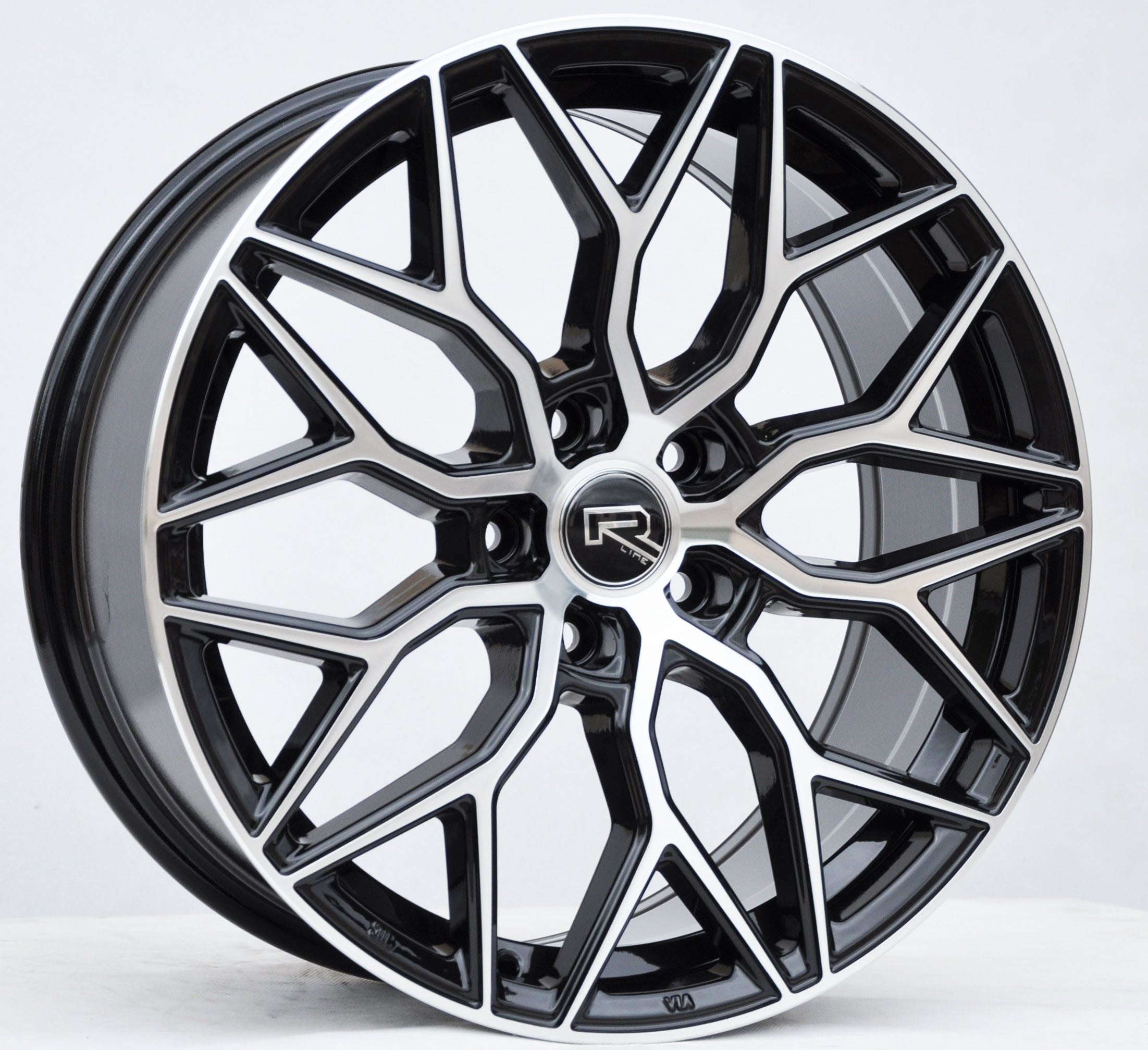 PDW 5812 Alufælge 18" 5x112 ET40 – Poleret/sort (sæt á 4)