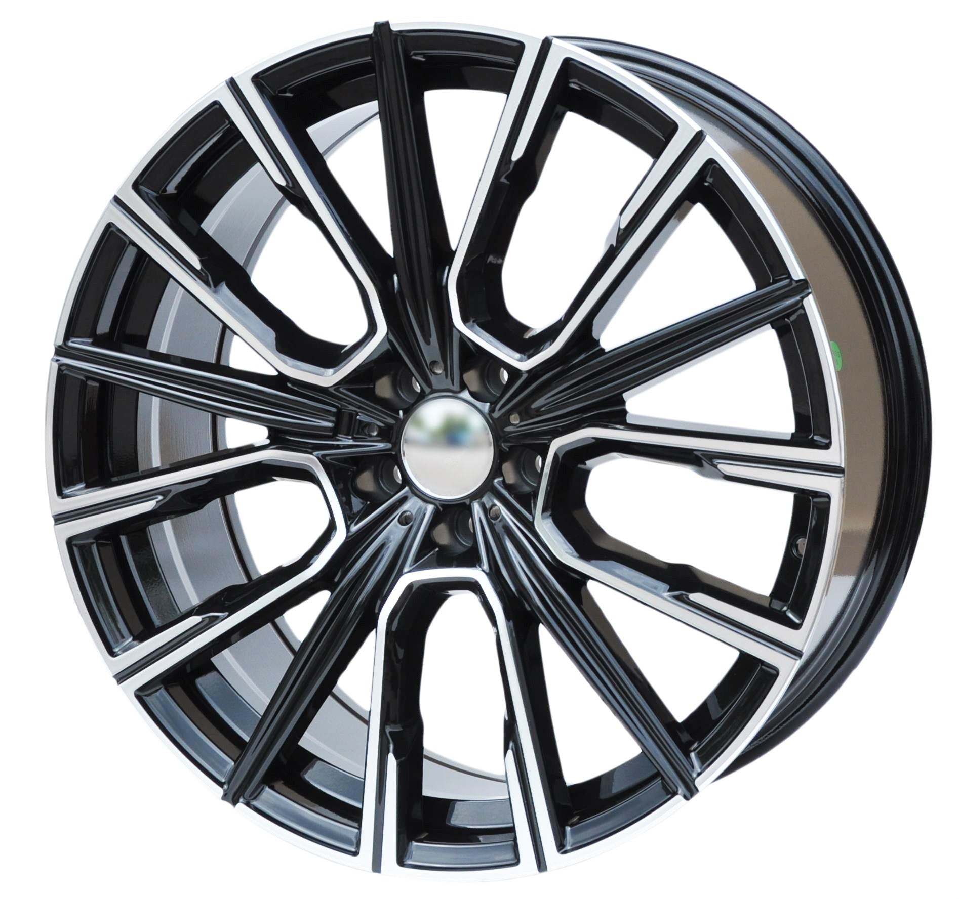 PDW 5836 Alufælge 20" 5x112 ET25 – Poleret/sort (sæt á 4)