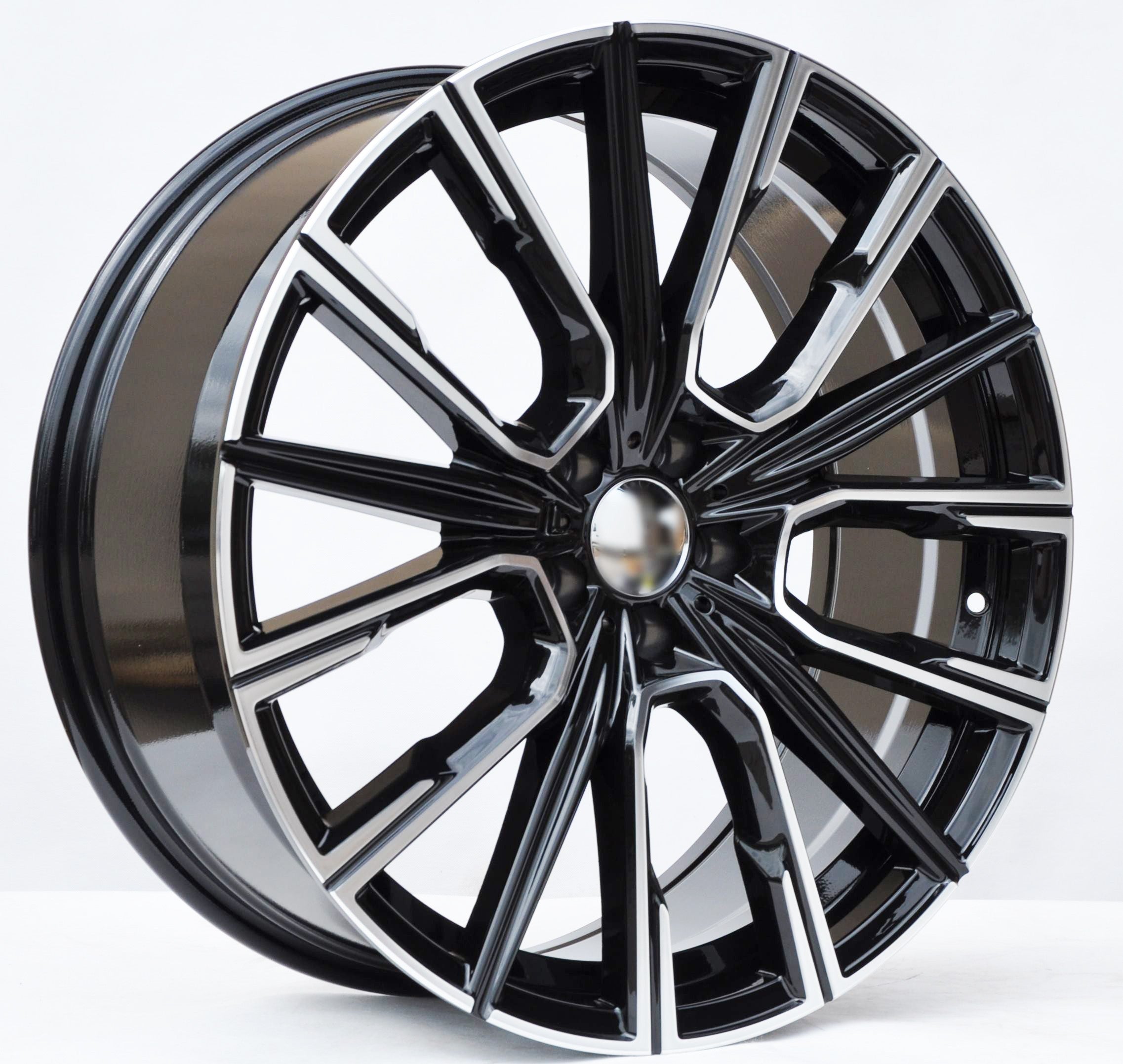 PDW 5836 Alufælge 20" 5x112 ET25 – Poleret/sort (sæt á 4)