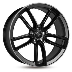 Keskin KT21 Alufælge 17" 5x112 ET45 – Poleret/sort mat (sæt á 4)