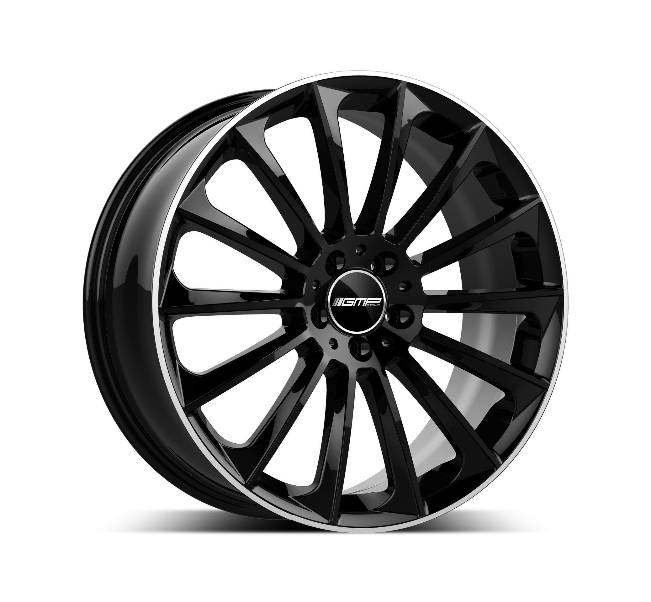 GMP Italia STELLAR Alufælge 21" 5x112 ET38 – Poleret/sort (sæt á 4)