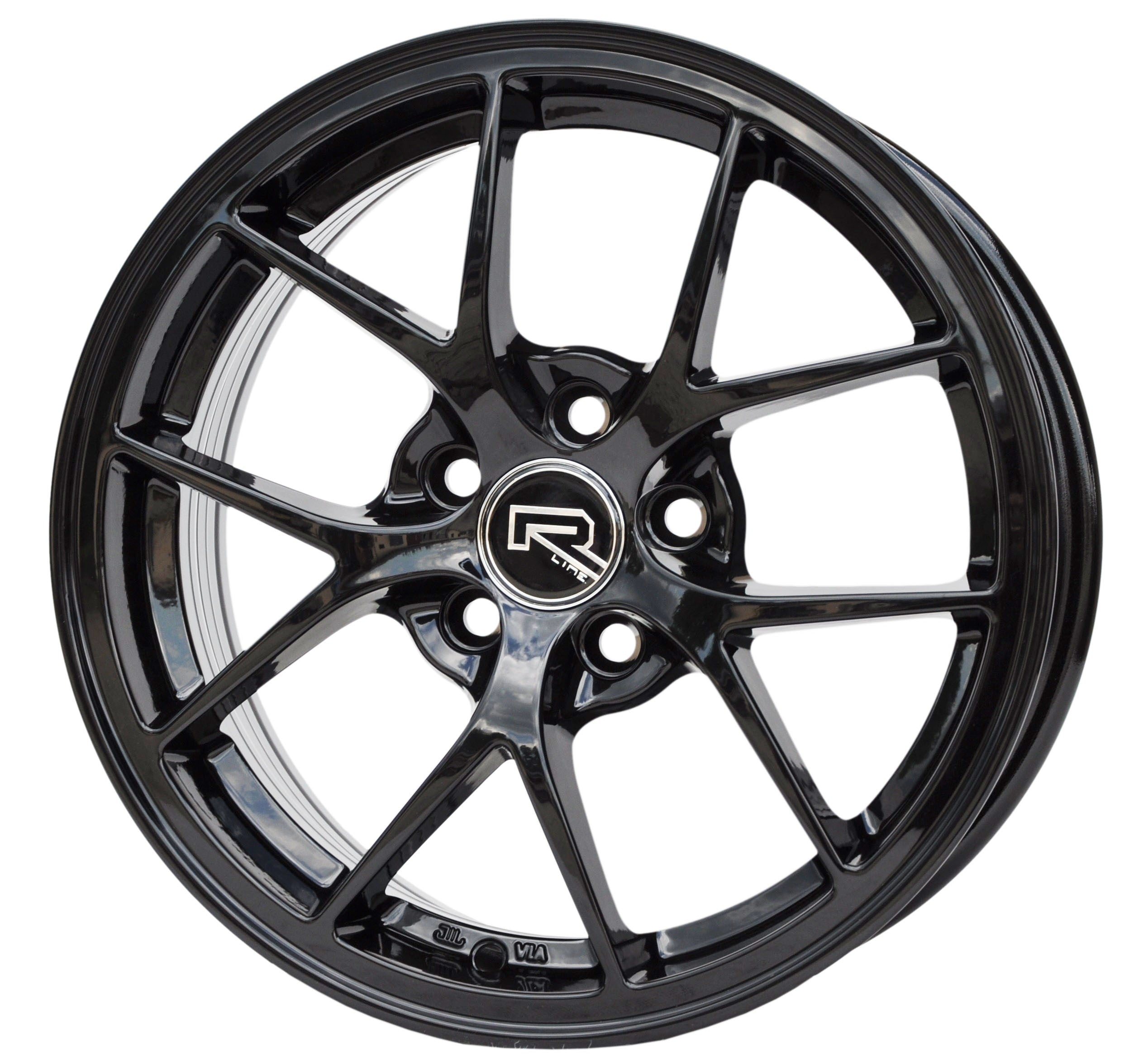 PDW 0134 Alufælge 15" 5x100 ET40 – Sort (sæt á 4)