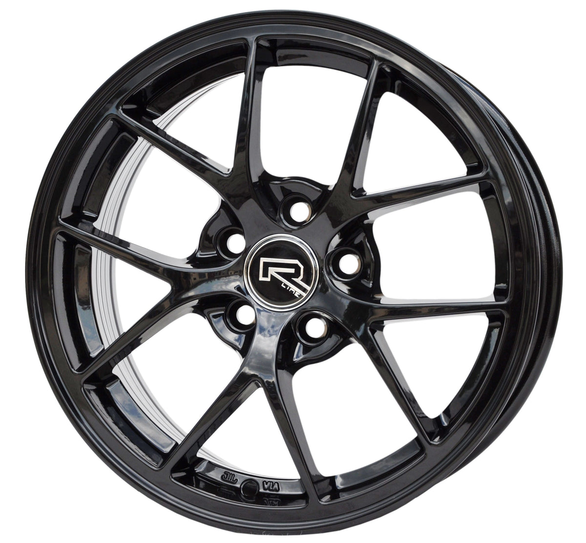 PDW 0134 Alufælge 15" 6,5J 5x100 ET40 – Sort (sæt á 4)