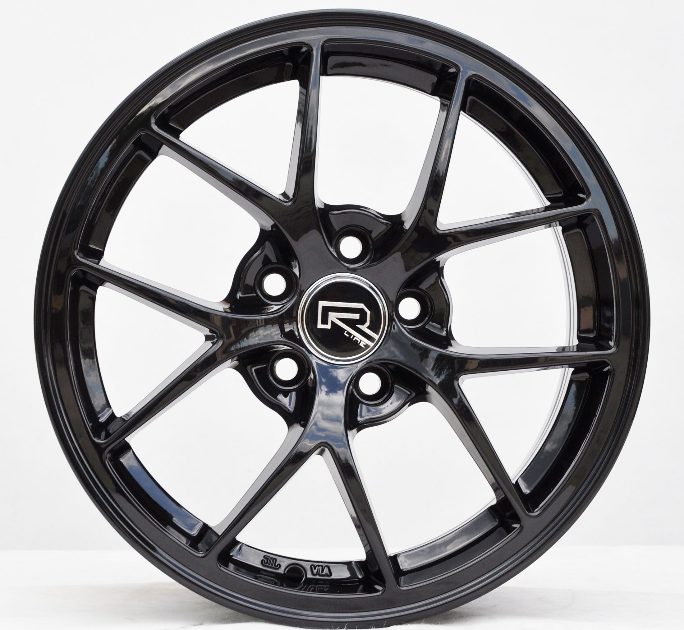 PDW 0134 Alufælge 15" 5x100 ET40 – Sort (sæt á 4)