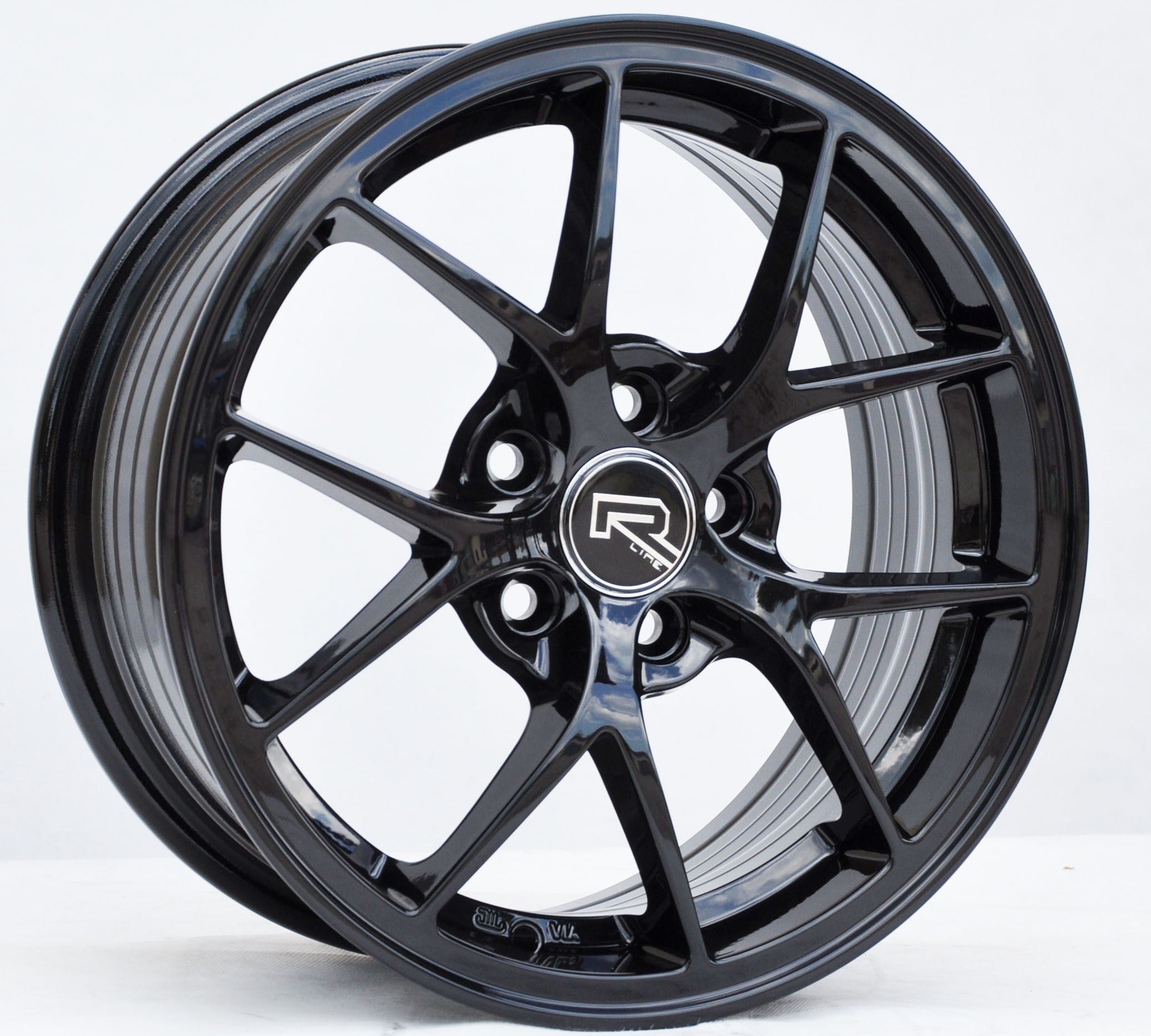 PDW 0134 Alufælge 15" 5x100 ET40 – Sort (sæt á 4)