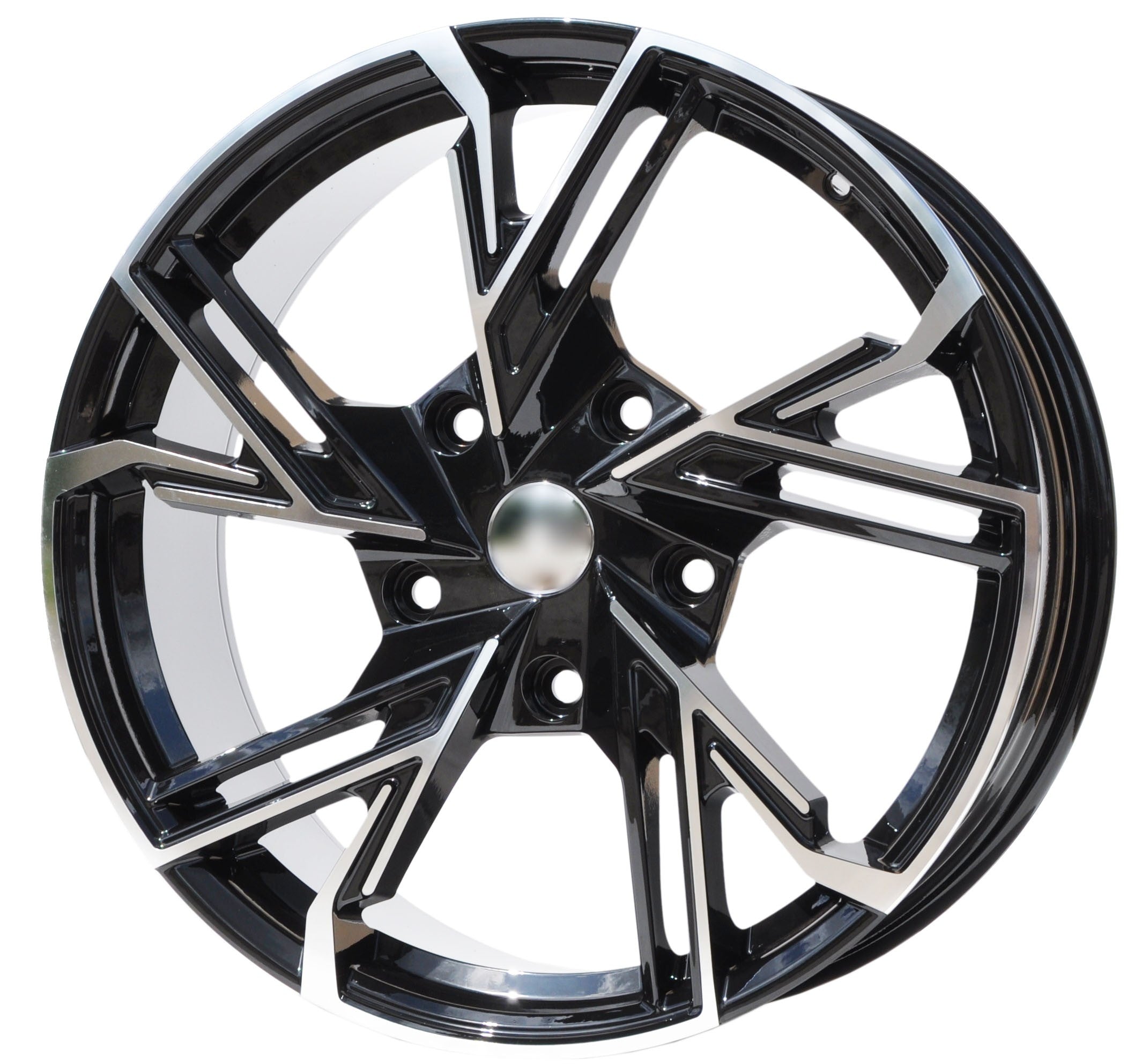PDW 1800 Alufælge 20" 5x160 ET50 – Poleret/sort (sæt á 4)