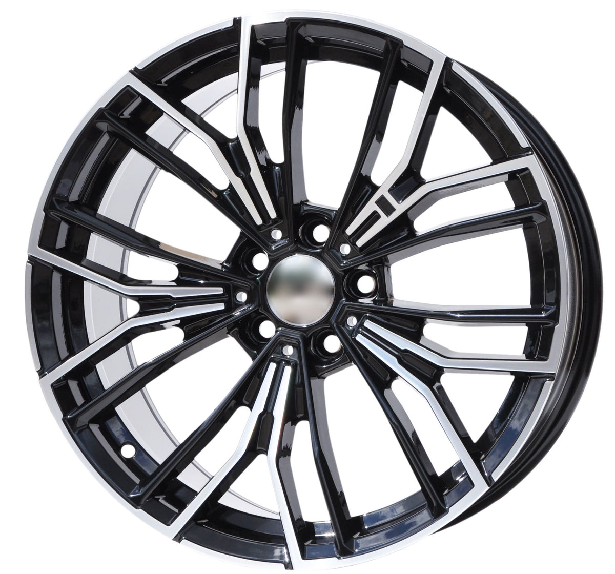 PDW 5964 Alufælge 19" 8/9J 5x112 ET30 – Poleret/sort (sæt á 4)