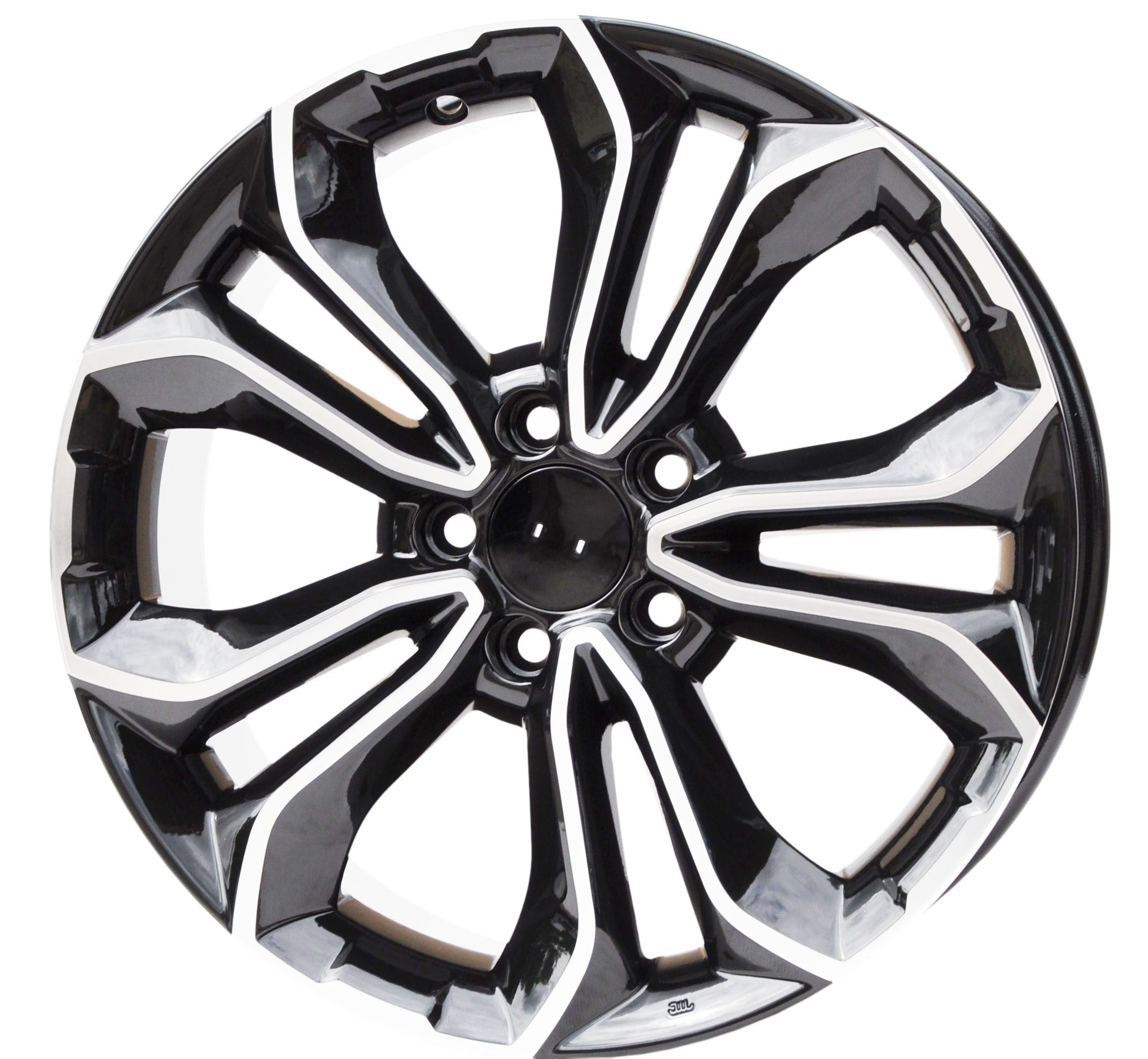 PDW 5961 Alufælge 18" 5x114.3 ET45 – Poleret/sort (sæt á 4)