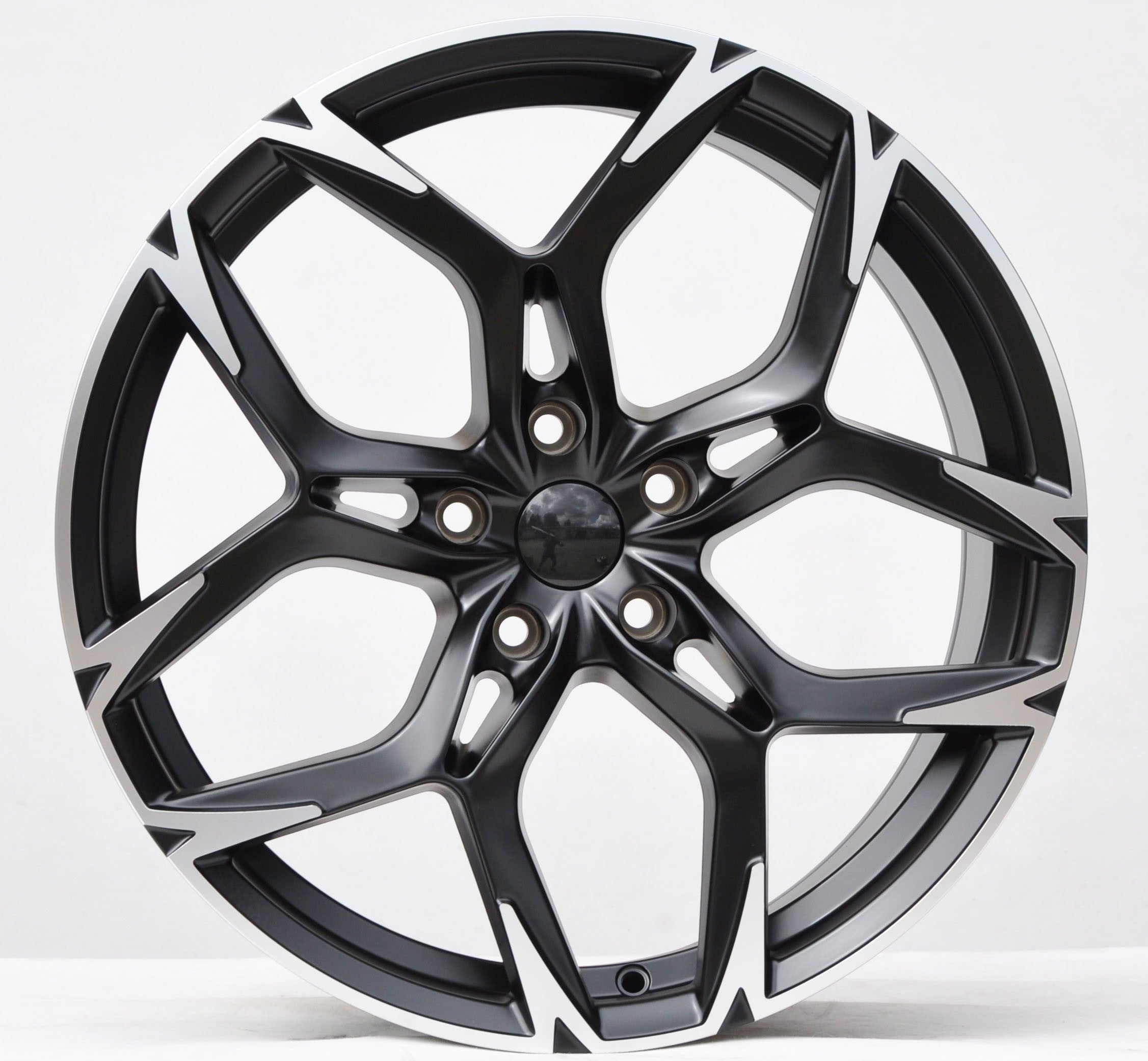 PDW 544/5572 Alufælge 19" 5x112 ET40 – Poleret/sort mat (sæt á 4)
