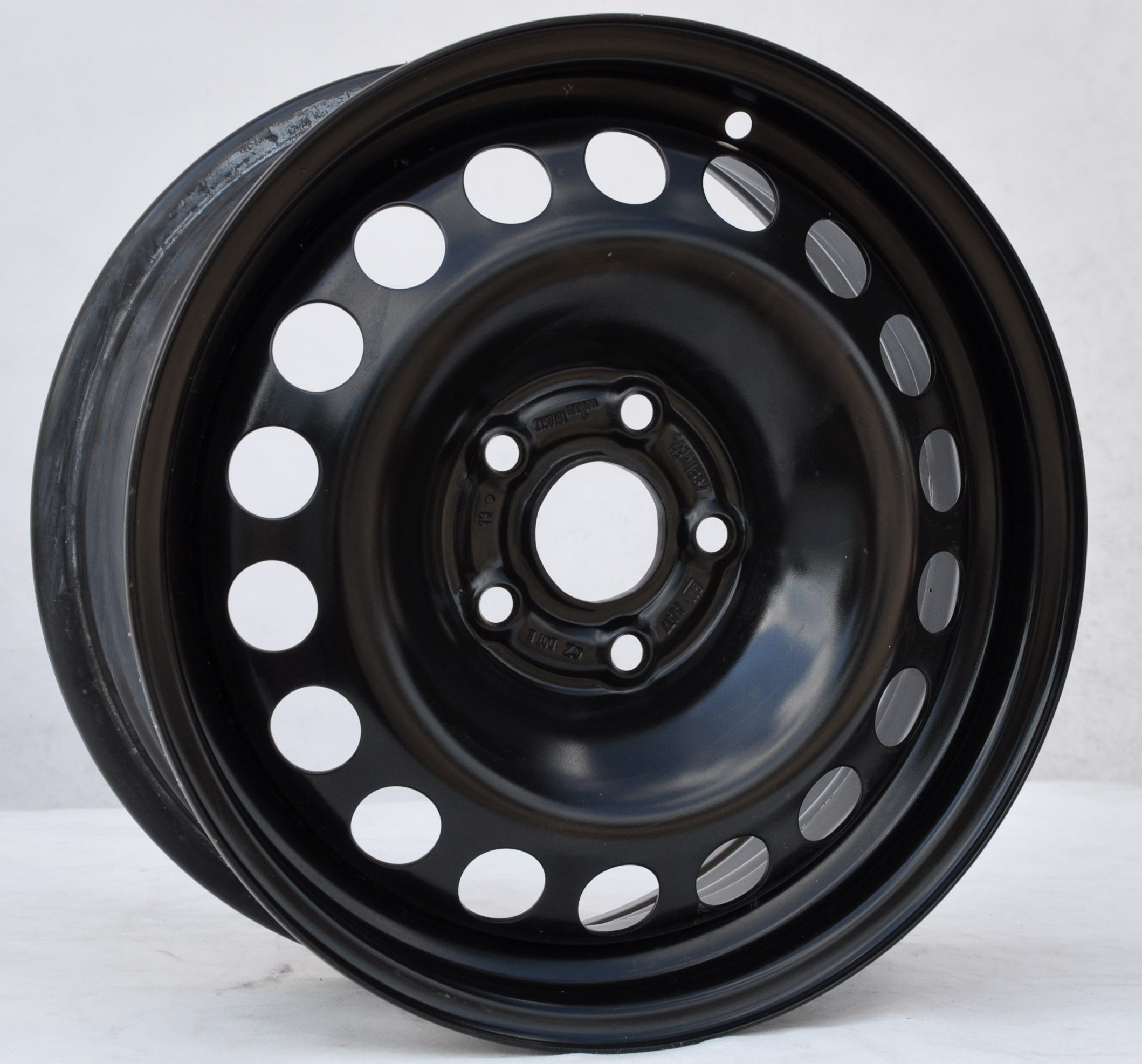 Opel (oryginalne OEM) stal oryginał gm opel Stålfælge 15" 5x105 ET37 – Sort (sæt á 4)
