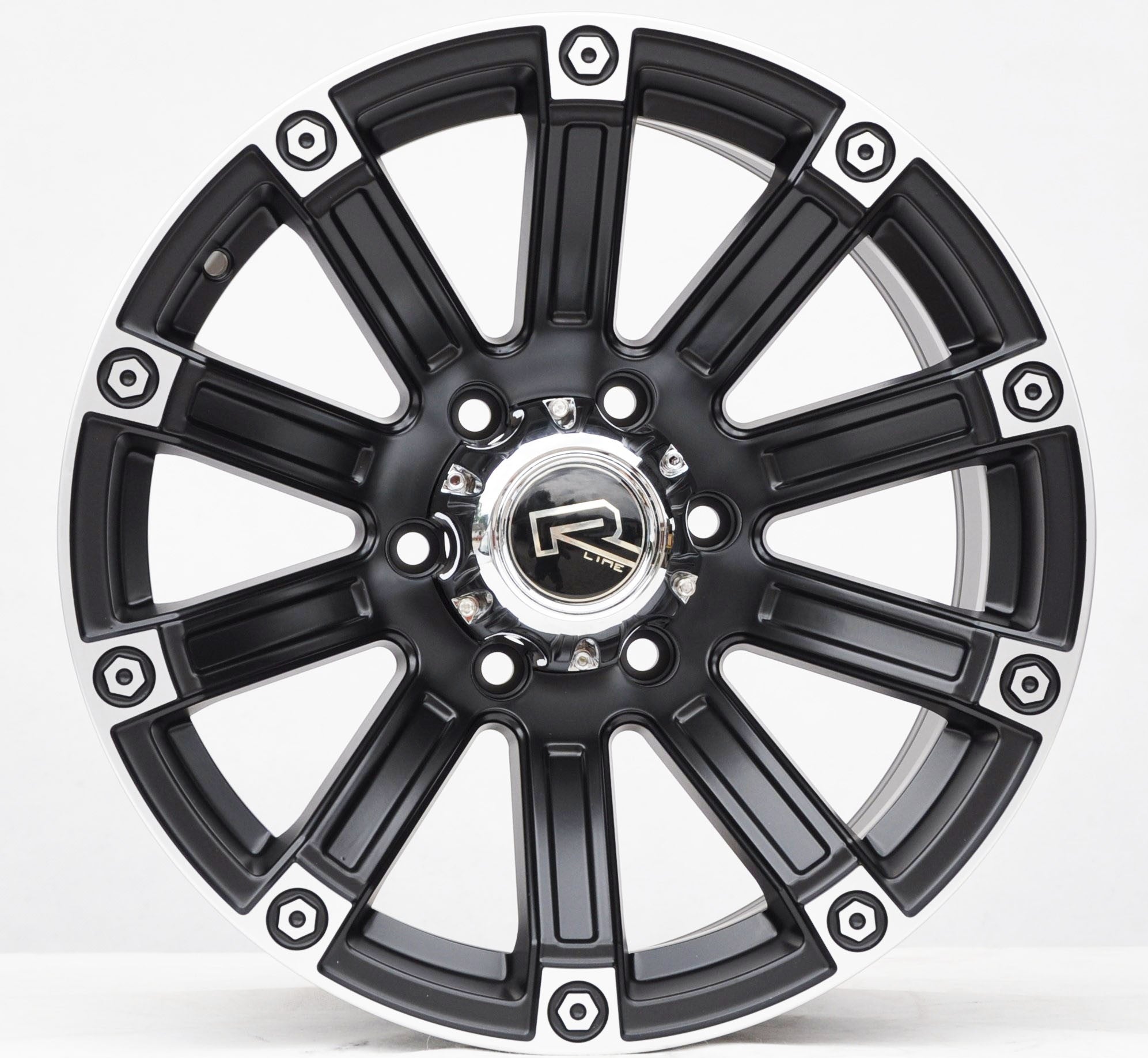 PDW 0210 Alufælge 17" 6x139.7 ET0 – Sort (sæt á 4)