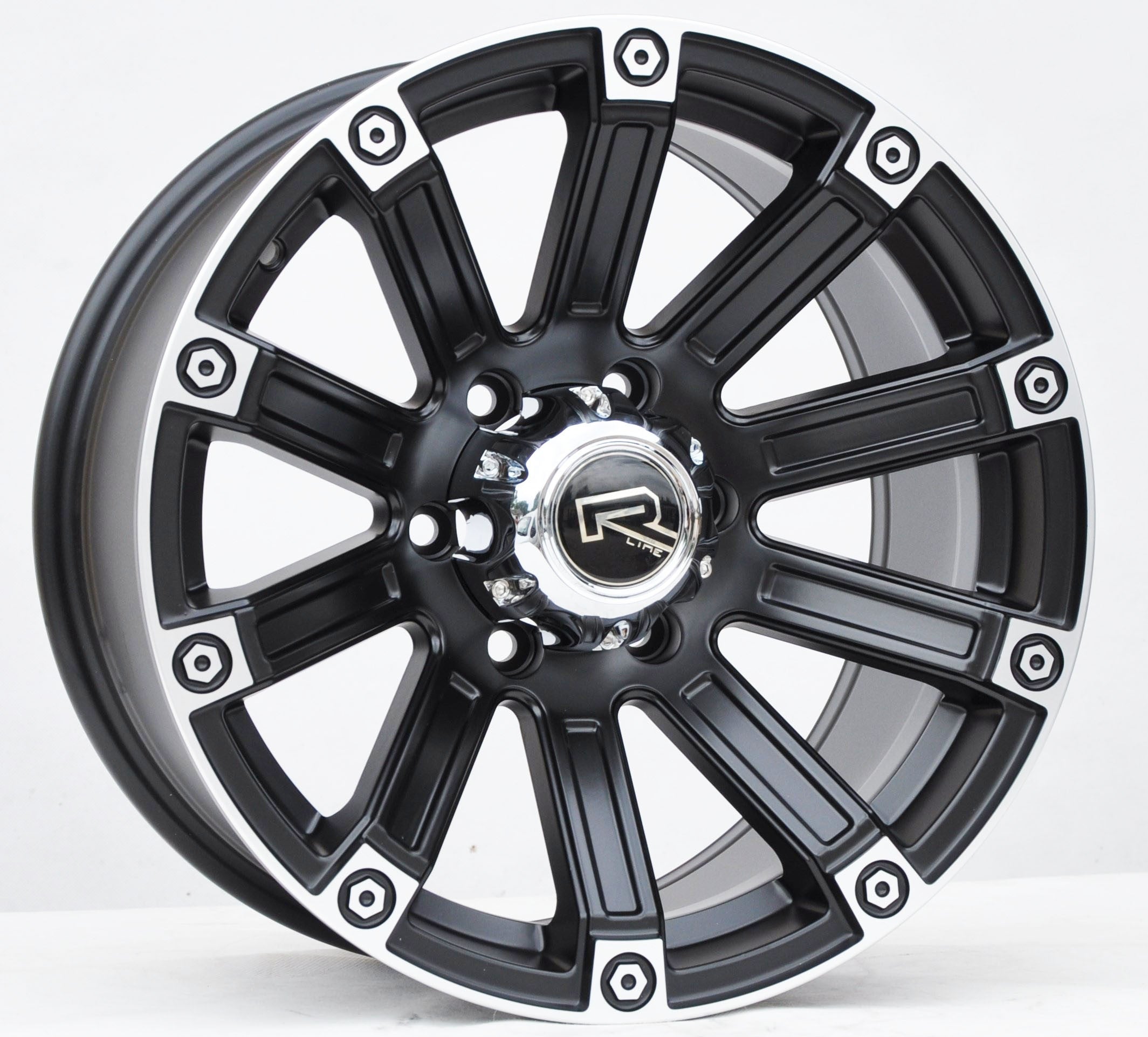 PDW 0210 Alufælge 17" 6x139.7 ET0 – Sort (sæt á 4)