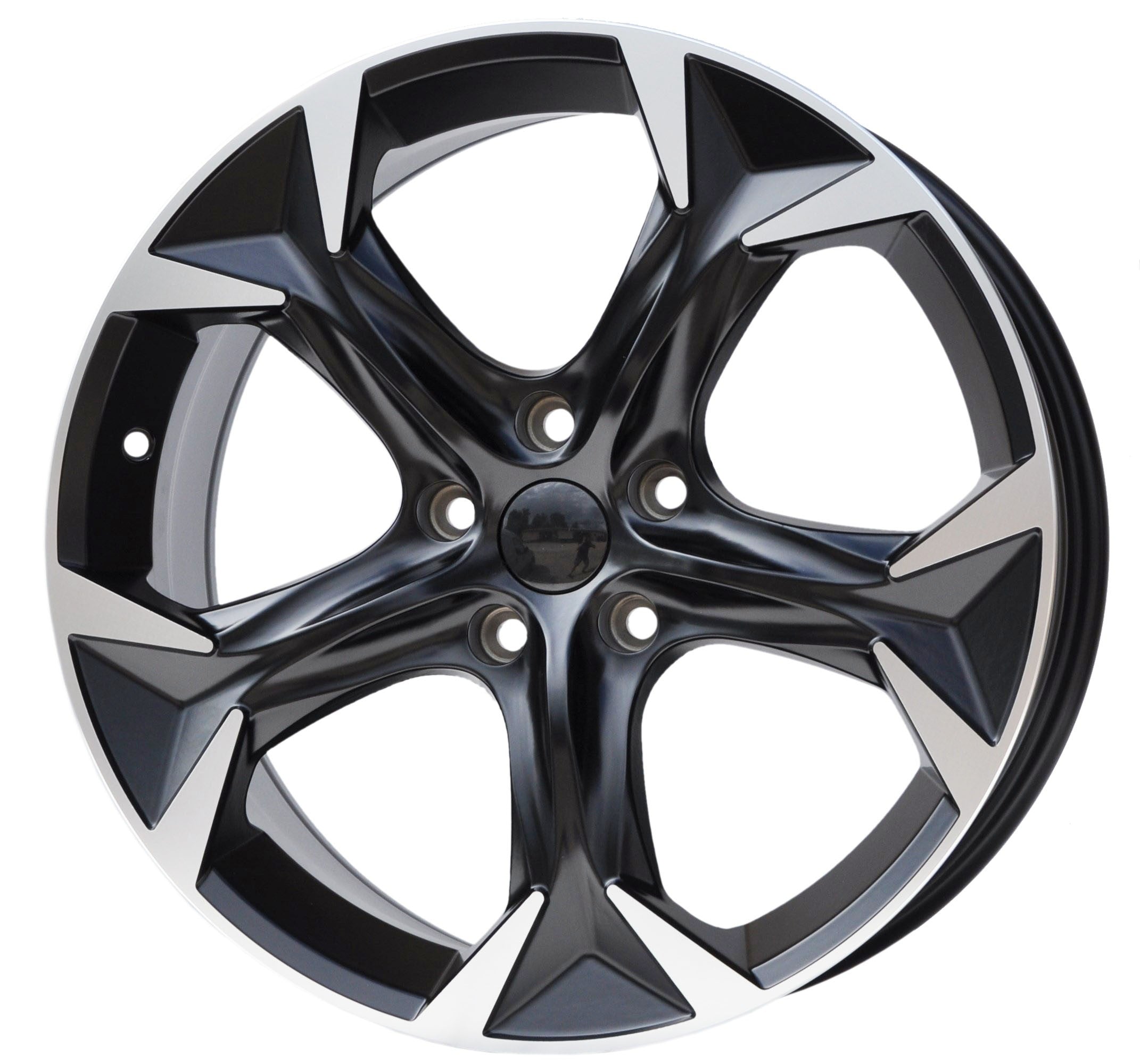 PDW 5163 Alufælge 19" 5x112 ET40 – Poleret/sort mat (sæt á 4)
