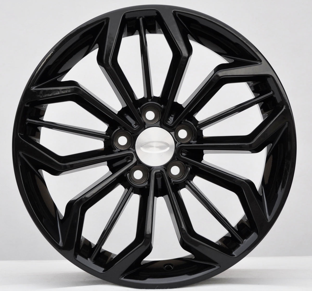 PDW 5433 Alufælge 17" 7,5J 5x108 ET50 – Sort (sæt á 4)