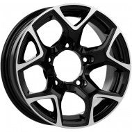 GMP Italia SJ15 Alufælge 15" 5x139.7 ET5 – Poleret/sort (sæt á 4)