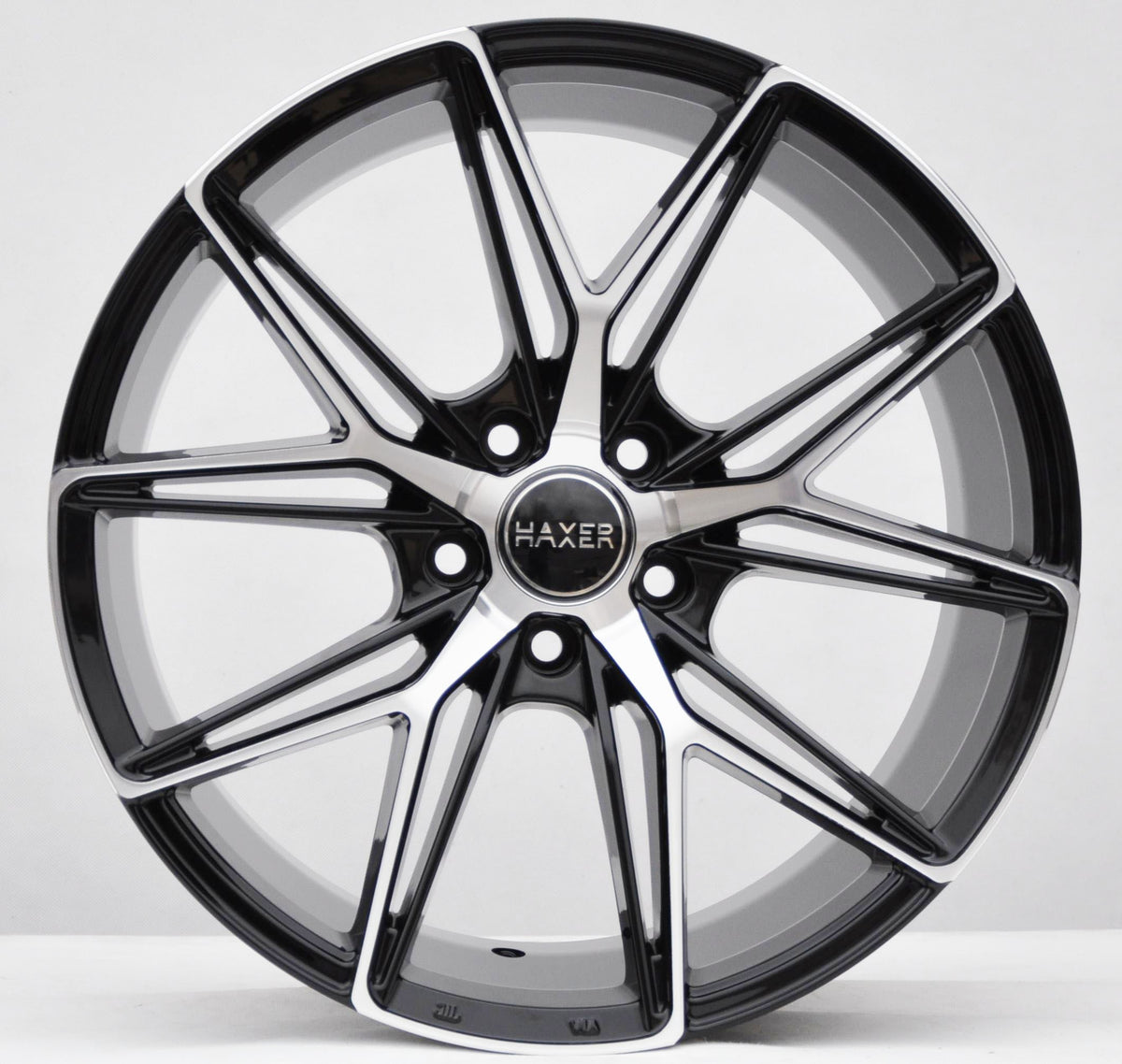 Haxer HX043 Alufælge 18" 5x110 ET28 – Poleret/sort (sæt á 4)