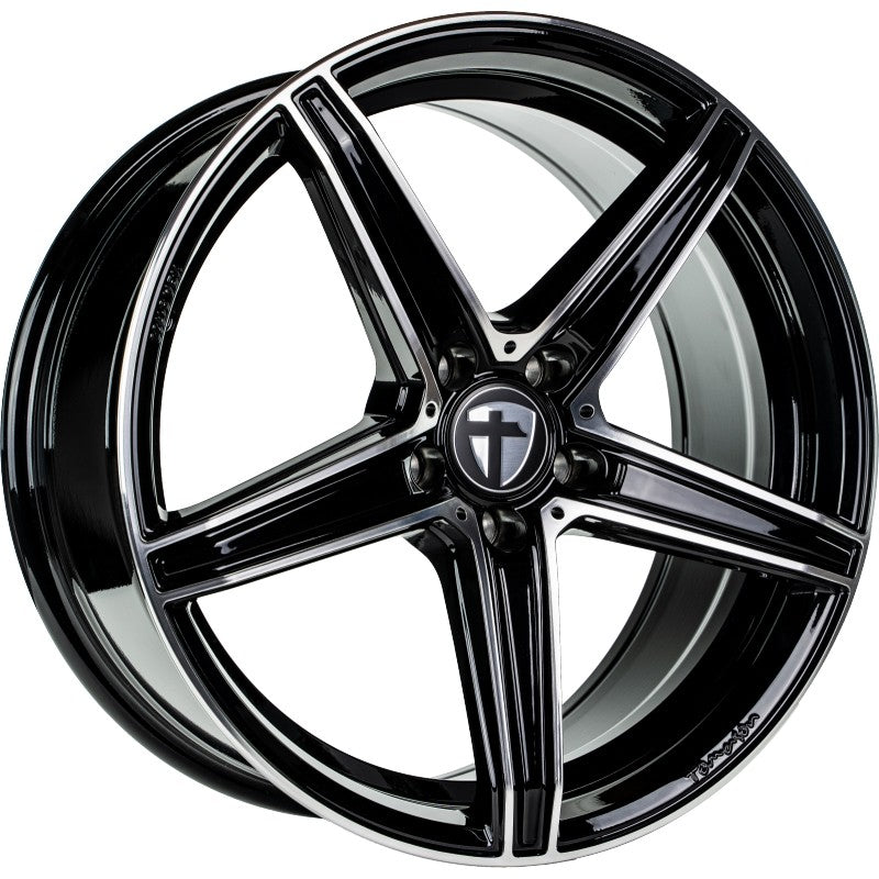 Tomason TN20New Alufælge 19" 5x108 ET45 – Poleret/sort (sæt á 4)