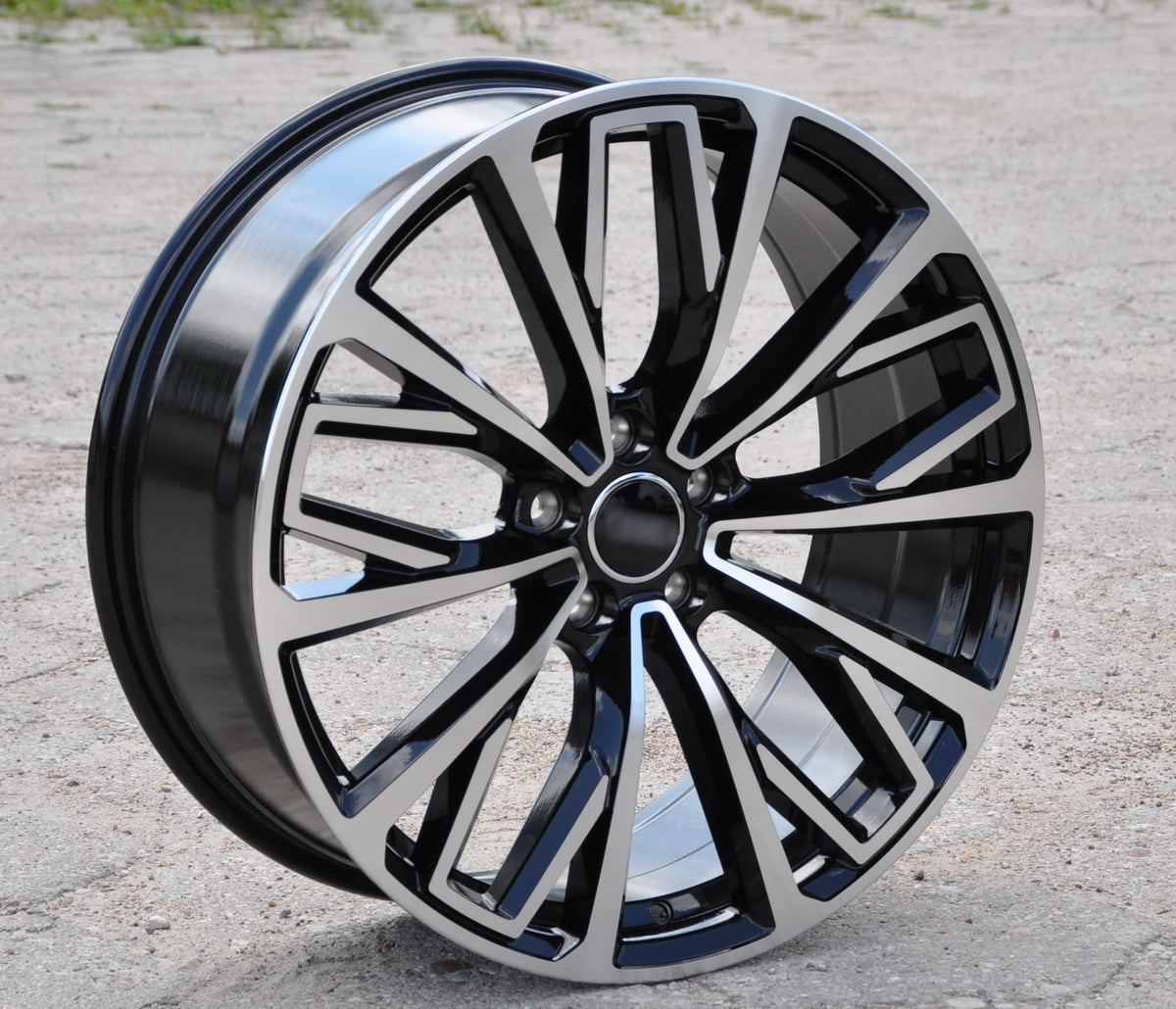 PDW B1453 (XFE389) Alufælge 20" 5x112 ET39 – Poleret/sort (sæt á 4)