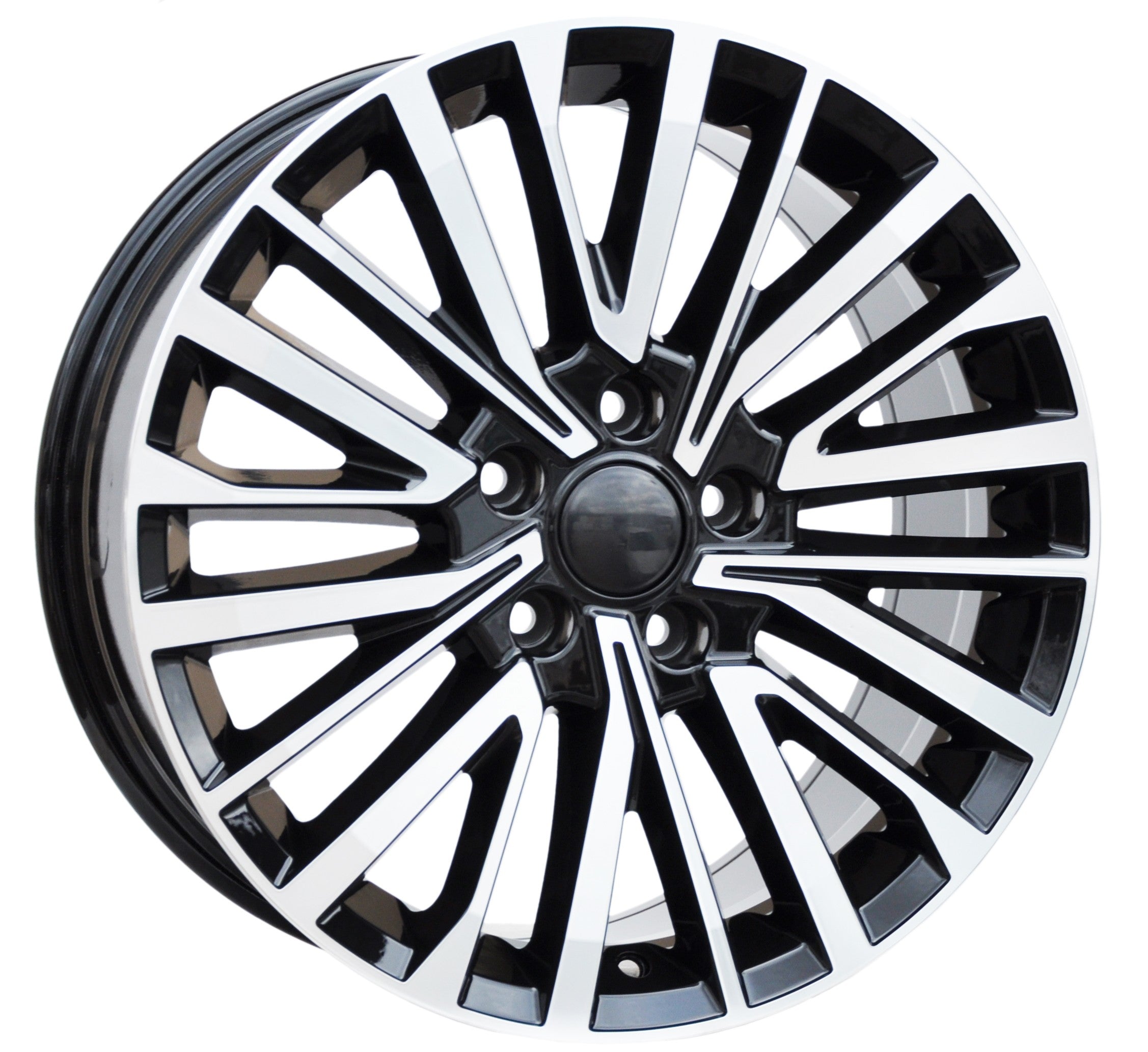 PDW 1515 Alufælge 20" 5x120 ET45 – Poleret/sort (sæt á 4)