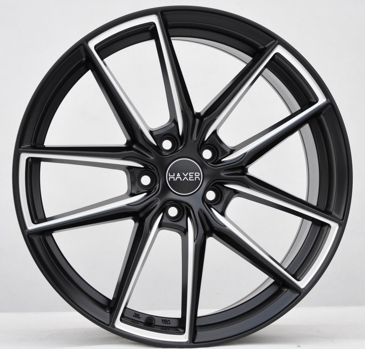 Haxer HX045 Alufælge 20" 8,5J 5x112 ET25 – Poleret/sort mat (sæt á 4)