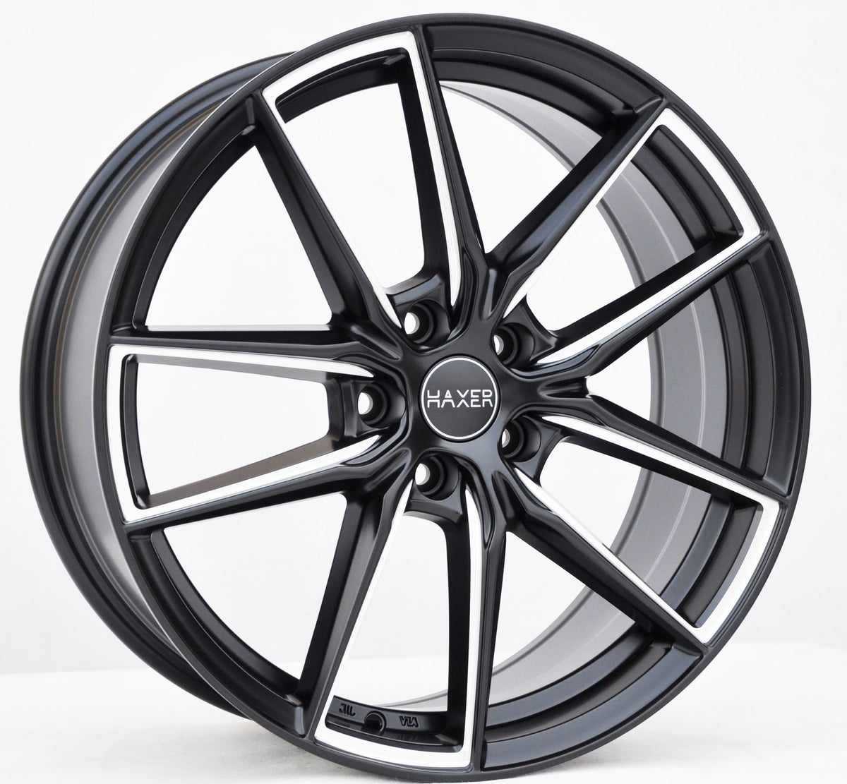 Haxer HX045 Alufælge 21" 5x112 ET28 – Poleret/sort mat (sæt á 4)
