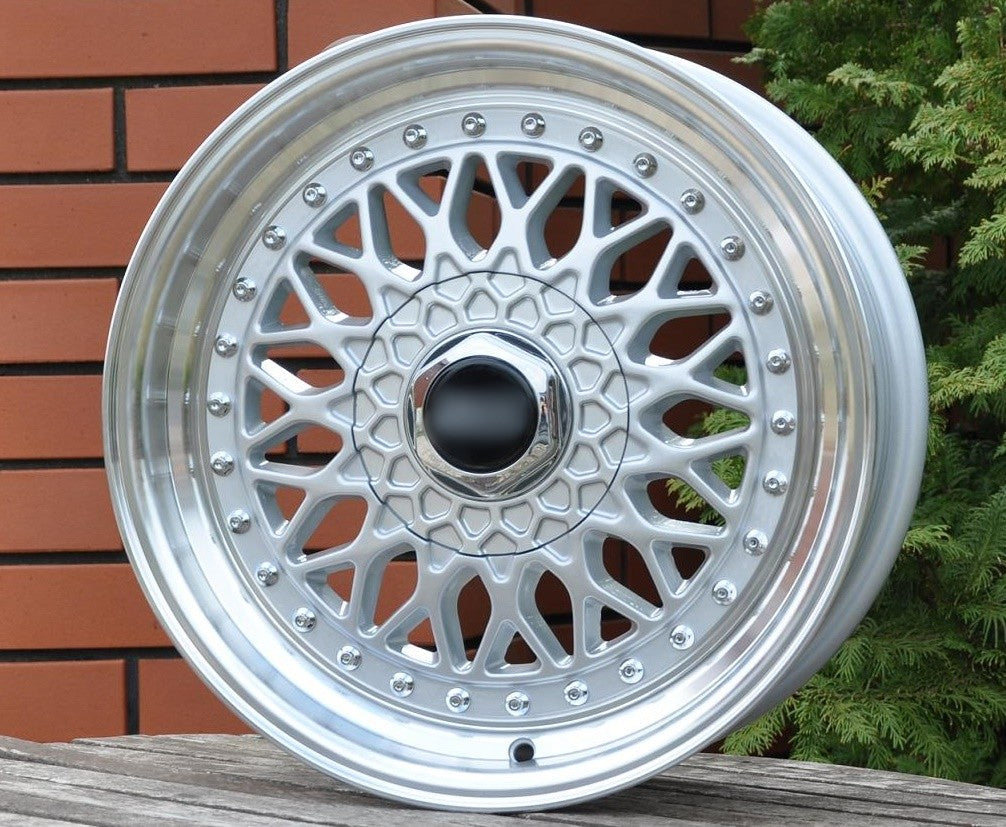 PDW 479 Alufælge 16" 5x112 ET36 – Sølv/polerowany rant (sæt á 4)